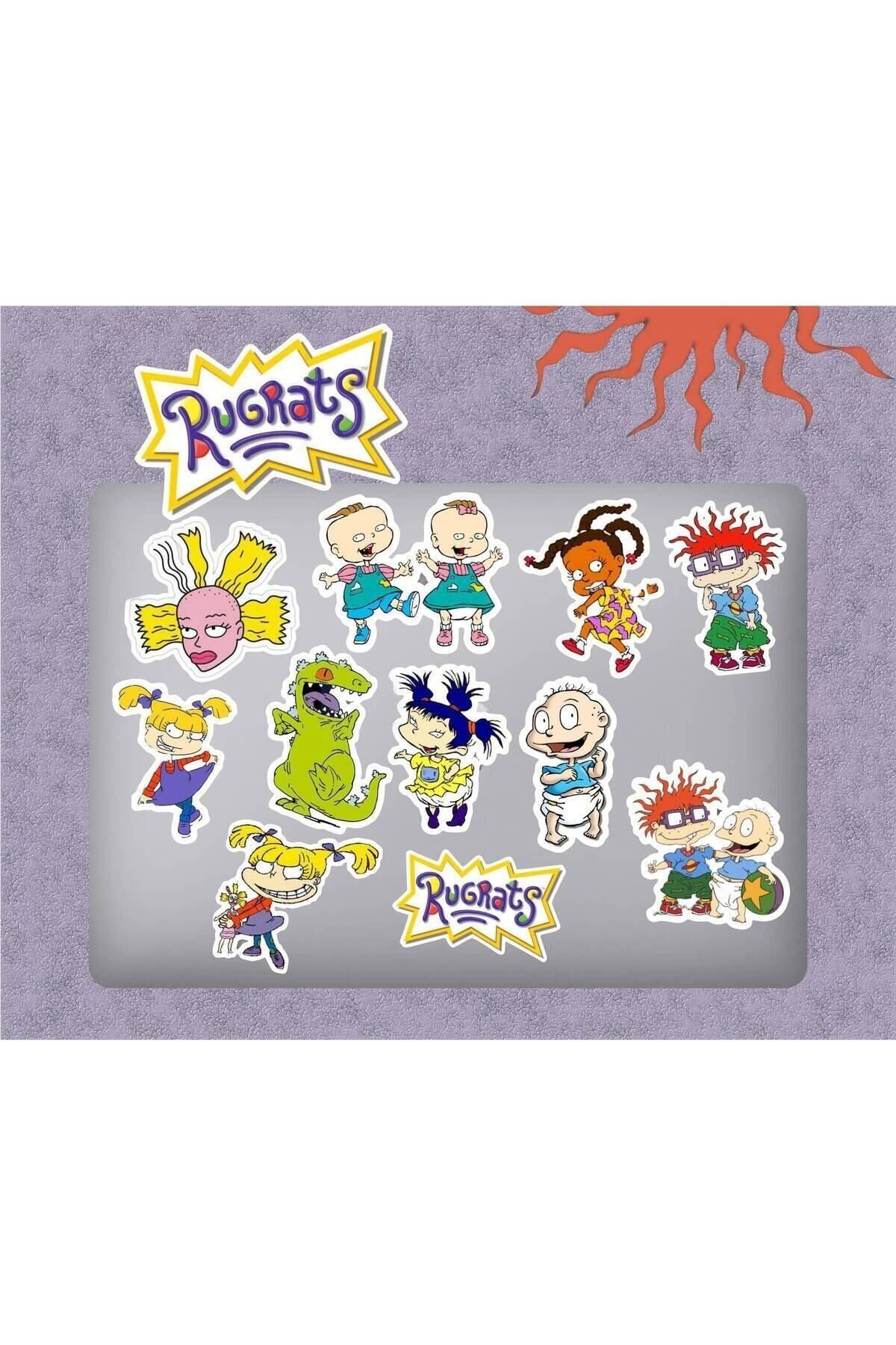 MS Major Selection Rugrats Macbook Notebook Tablet Telefon Ajanda Laptop Defter Sticker Seti