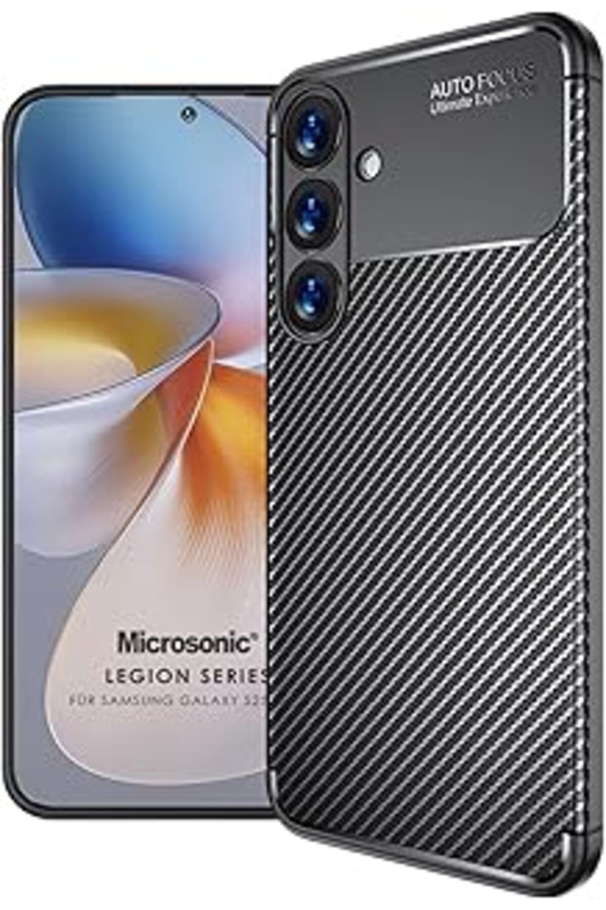 Pazarcan Microsonic Samsung Galaxy S25 Plus Kılıf Legion Series Siyah [Galaxy S25 Plus Ile Uyumlu Kılıf - Si