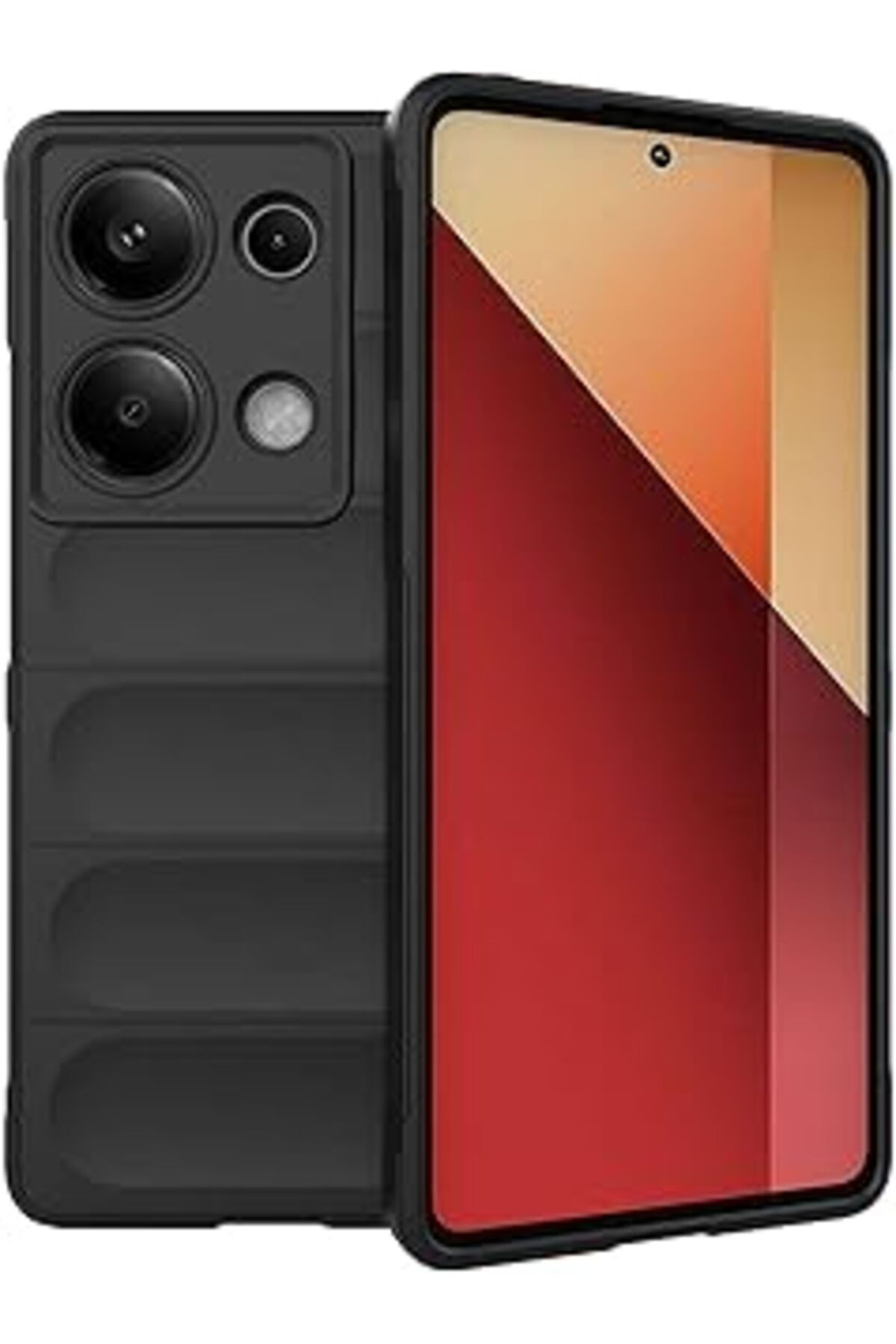 Karachil Microsonic Xiaomi Redmi Note 13 Pro 4G Için Kılıf Oslo Prime Siyah [Redmi Note 13 Pro 4G Ile Uyumlu