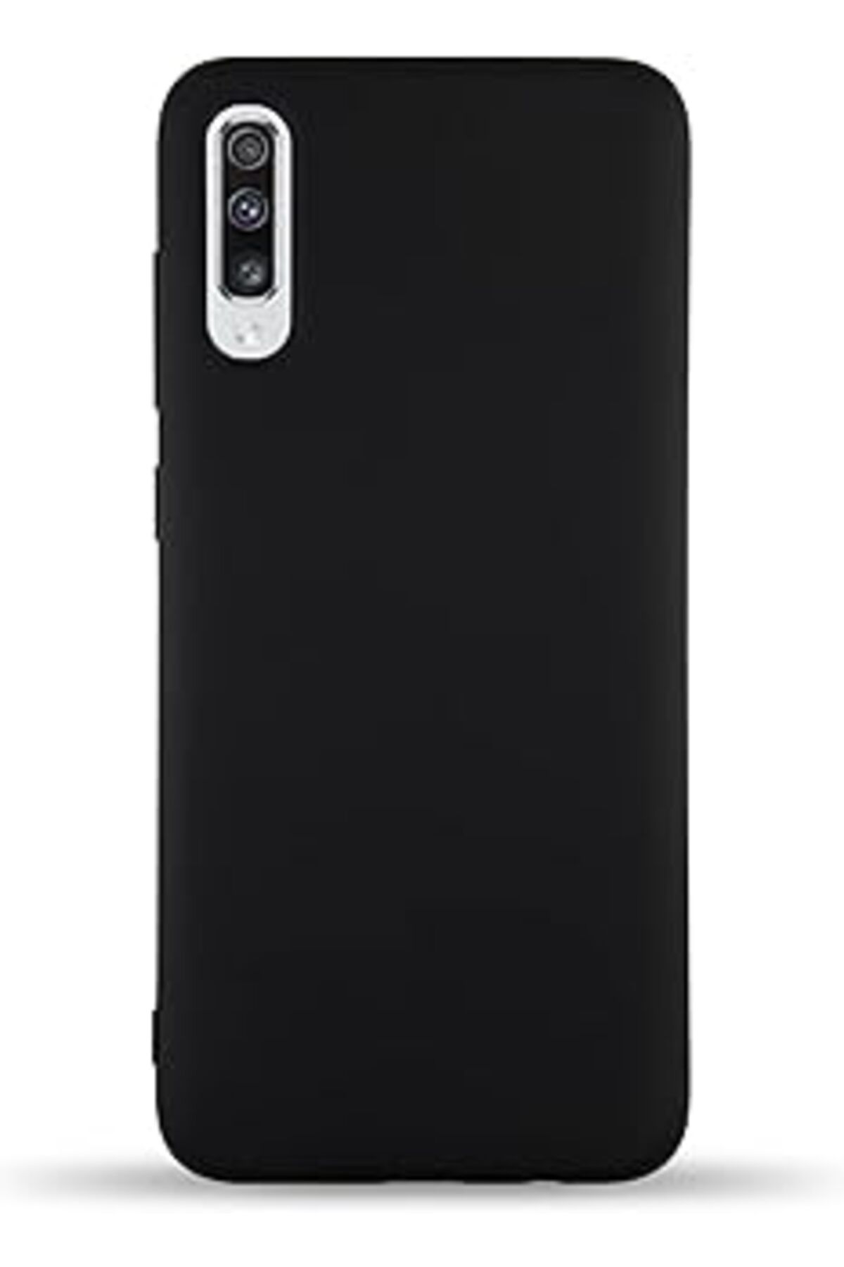 Pazarcan Kzy İletişim Samsung Galaxy A70 Ile Uyumlu Kapak Ile Uyumlu İçi Kadife Lansman Silikon Kılıf - Siya
