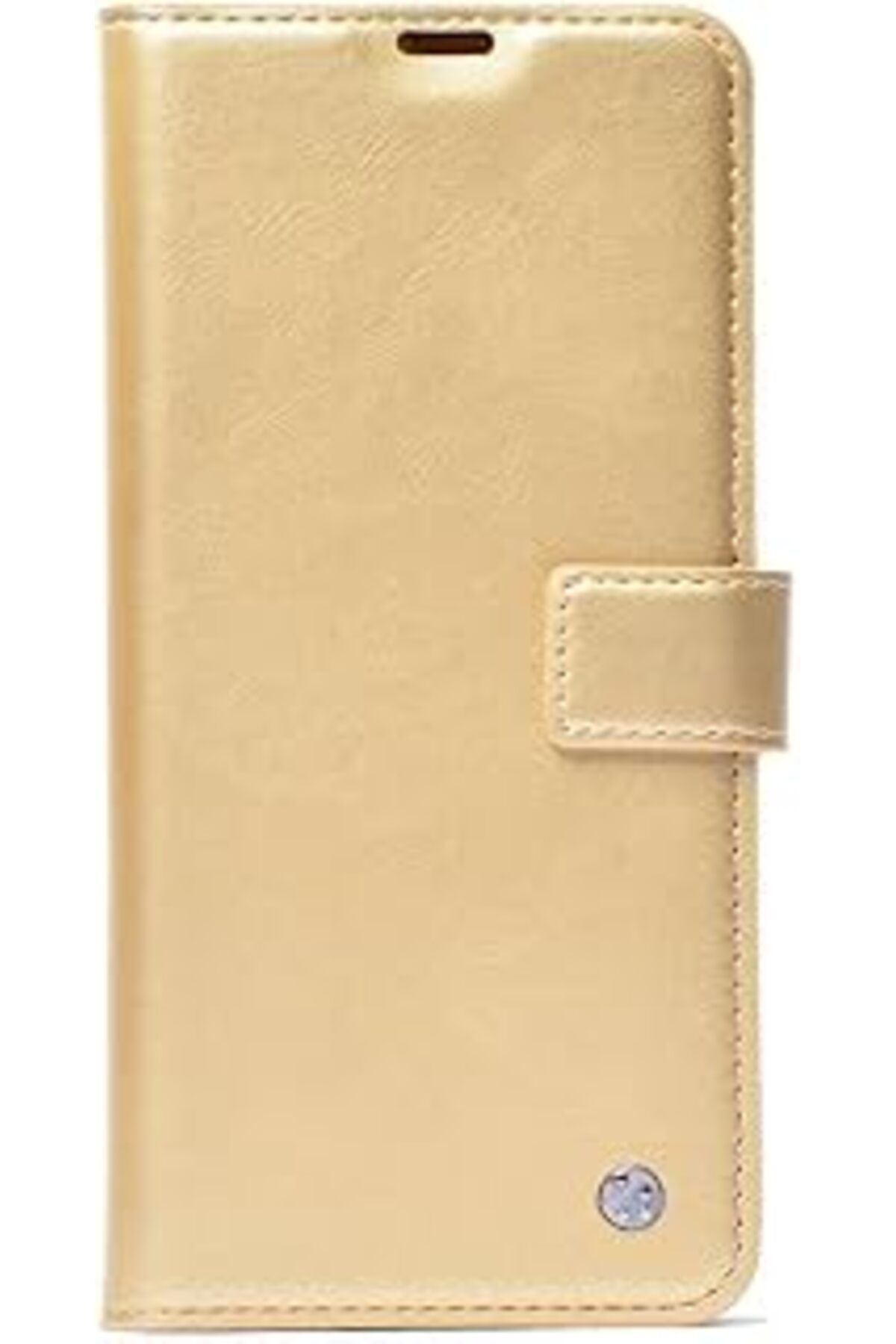 Pazarcan Zore Galaxy İle Uyumlu A55 Kılıf Kar Deluxe Kapaklı Kılıf, Gold