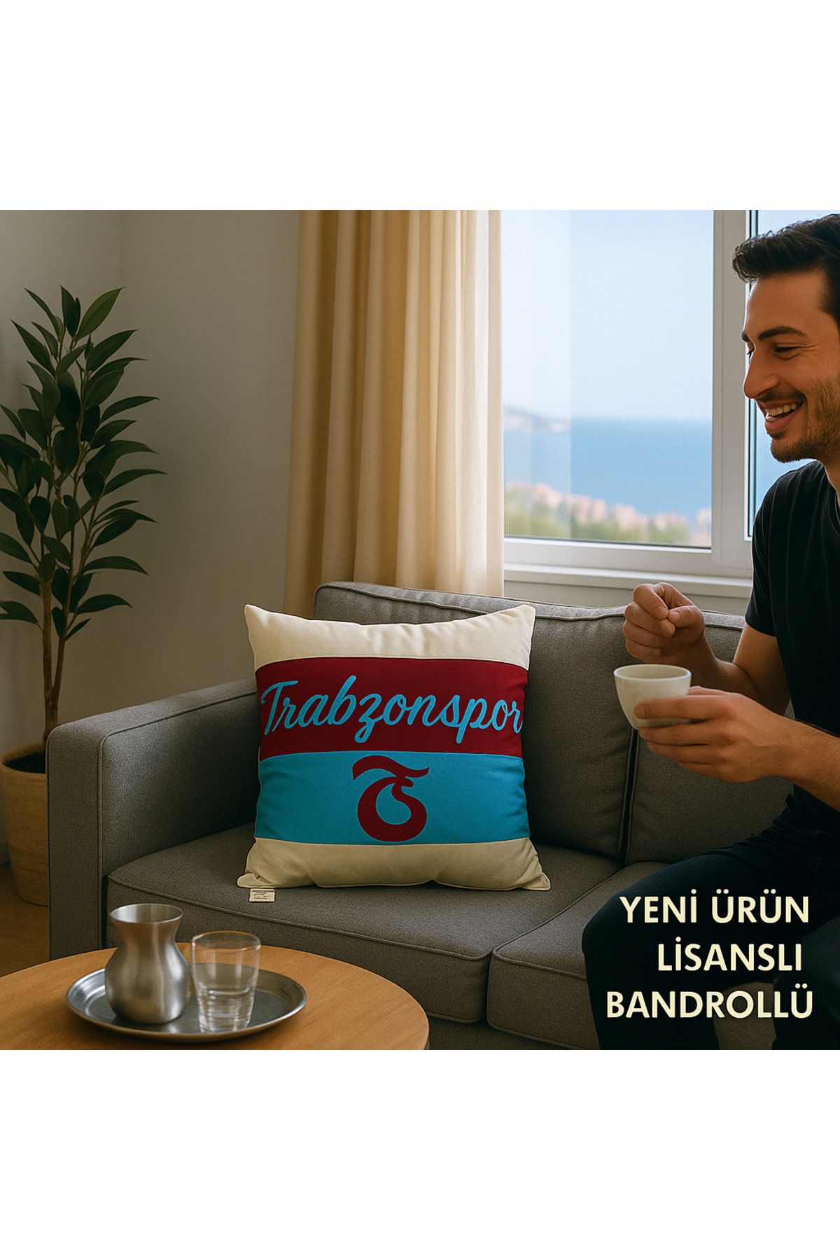 Trabzonspor Lisanslı Bandrollü Trabzonspor Kırlenti & Karadeniz Fırtınası Her Yerde, Araçta Evde