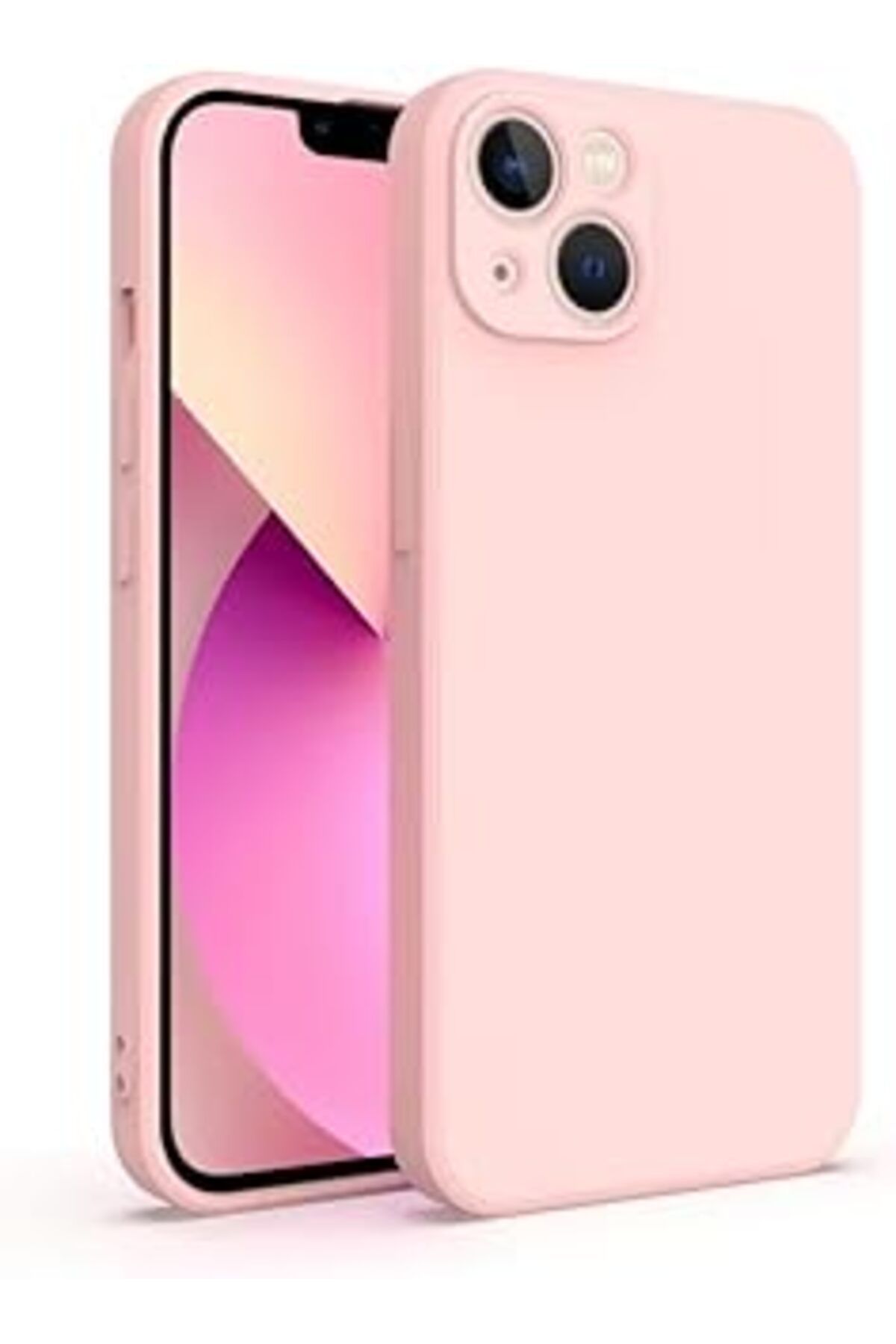 Pazarcan Ggm Aksesuar Iphone 15 (6.1) Inç Ile Uyumlu First Silikon Kılıf Ince Yapılı Tam Koruma Sağlayan Kam