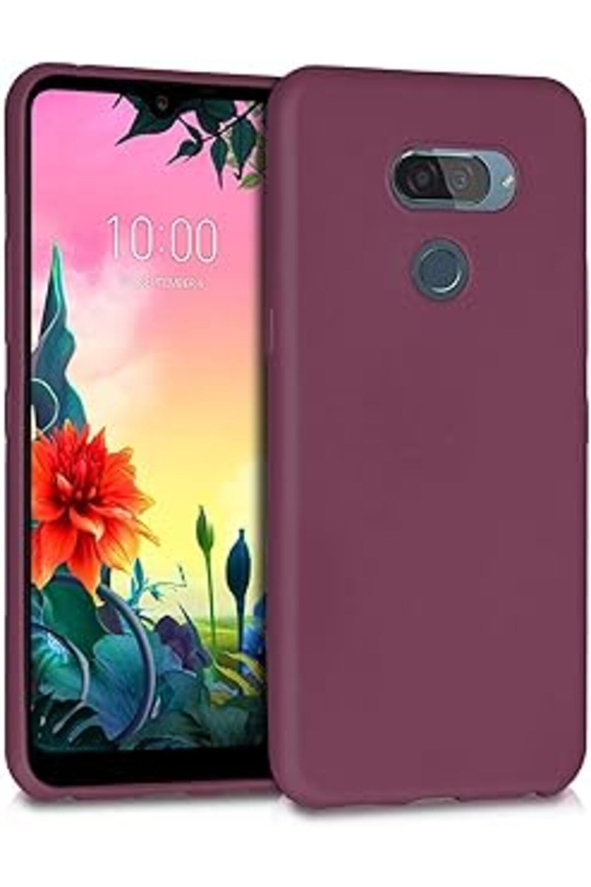 Pazarcan Microsonic Matte Silicone Lg K40S Için Kılıf Mor [K40S Ile Uyumlu Kılıf - Mor]
