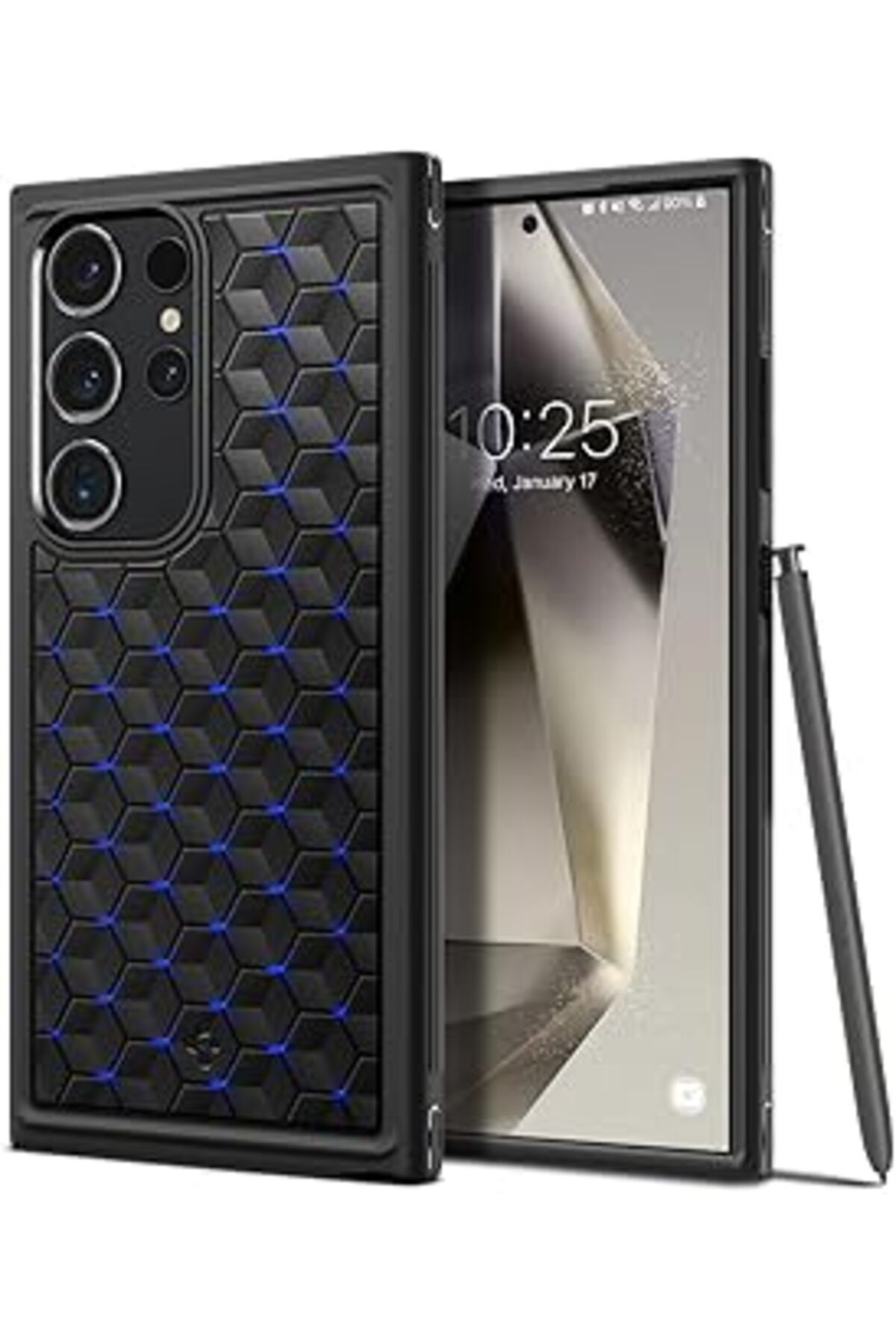 Pazarcan Galaxy S24 Ultra Kılıf Cryo Armor Cryo Blue - Acs07290
