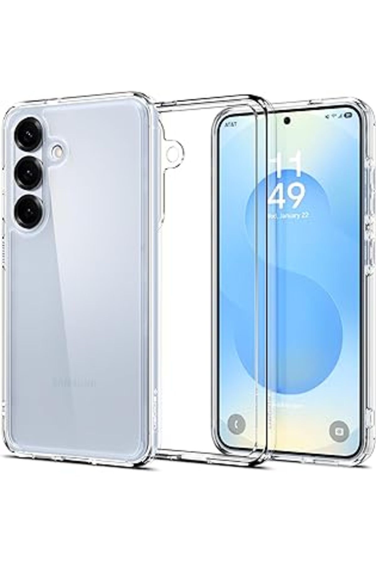 Pazarcan Galaxy S25 Plus Kılıf Ultra Hybrid Crystal Clear - Acs08985