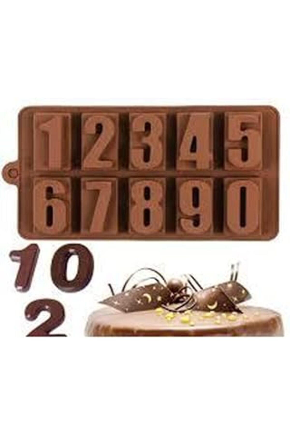 Pazarcan Çikolata Kalıbı Kahverengi Ecmelnm473