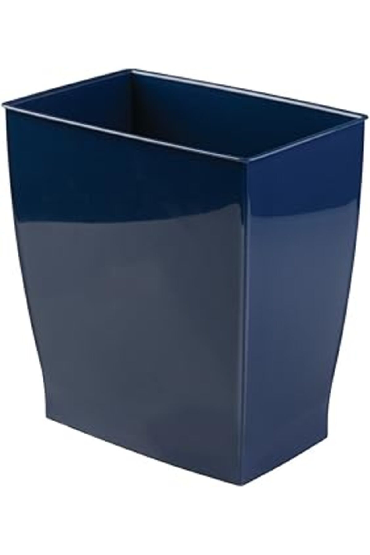 Pazarcan Interdesign Mono Çöp Kovası Çöp Kutusu – Dikdörtgen, Plastik, Plastik, Koyu Mavi, 28.4 X 18.9 X 30.