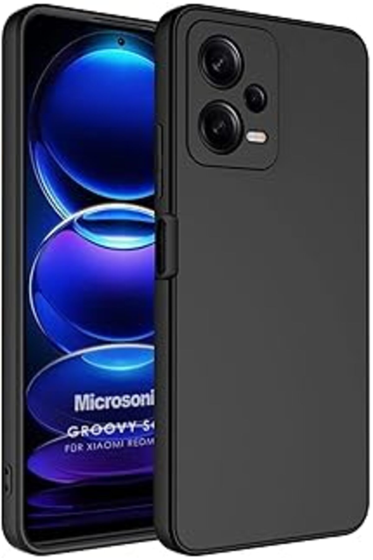 Karachil Microsonic Xiaomi Poco X5 5G Için Kılıf Groovy Soft Siyah [Poco X5 5G Ile Uyumlu Kılıf - Siyah]