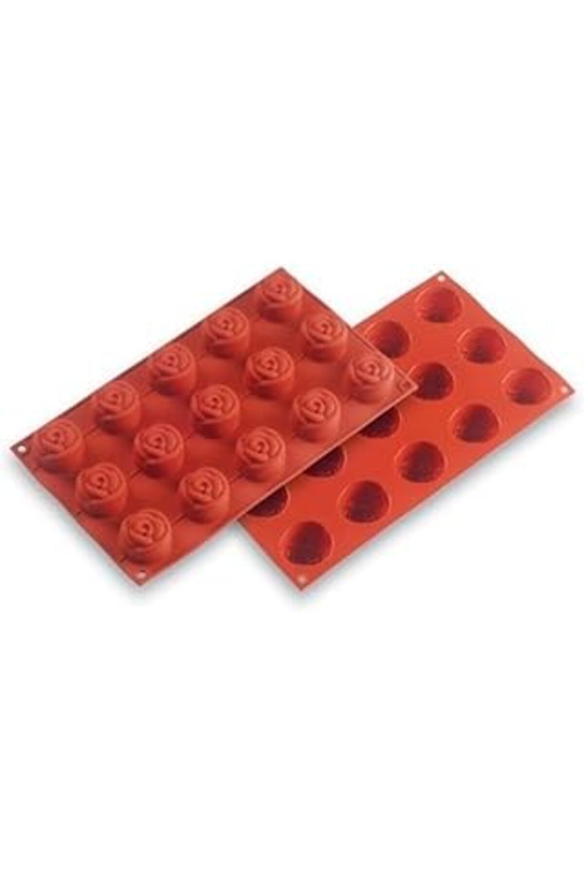 Karachil Silikon Gül Muffin Kek Kalıbı 15Li Nocolor-8B4Bb9B5 Ecmelnm556
