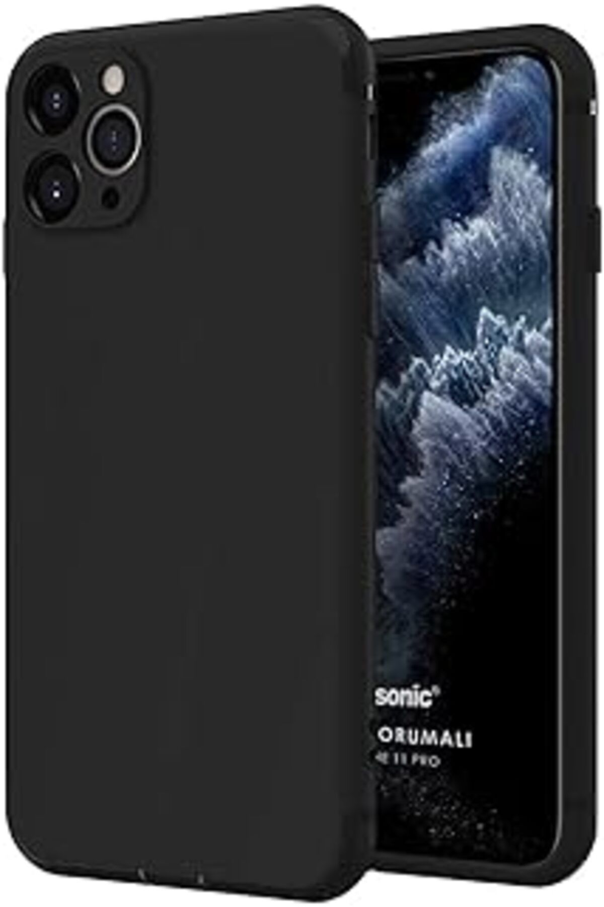 Pazarcan Microsonic Apple Iphone 11 Pro (5.8'') Için Kılıf Kamera Korumalı Siyah [Iphone 11 Pro Ile Uyumlu K