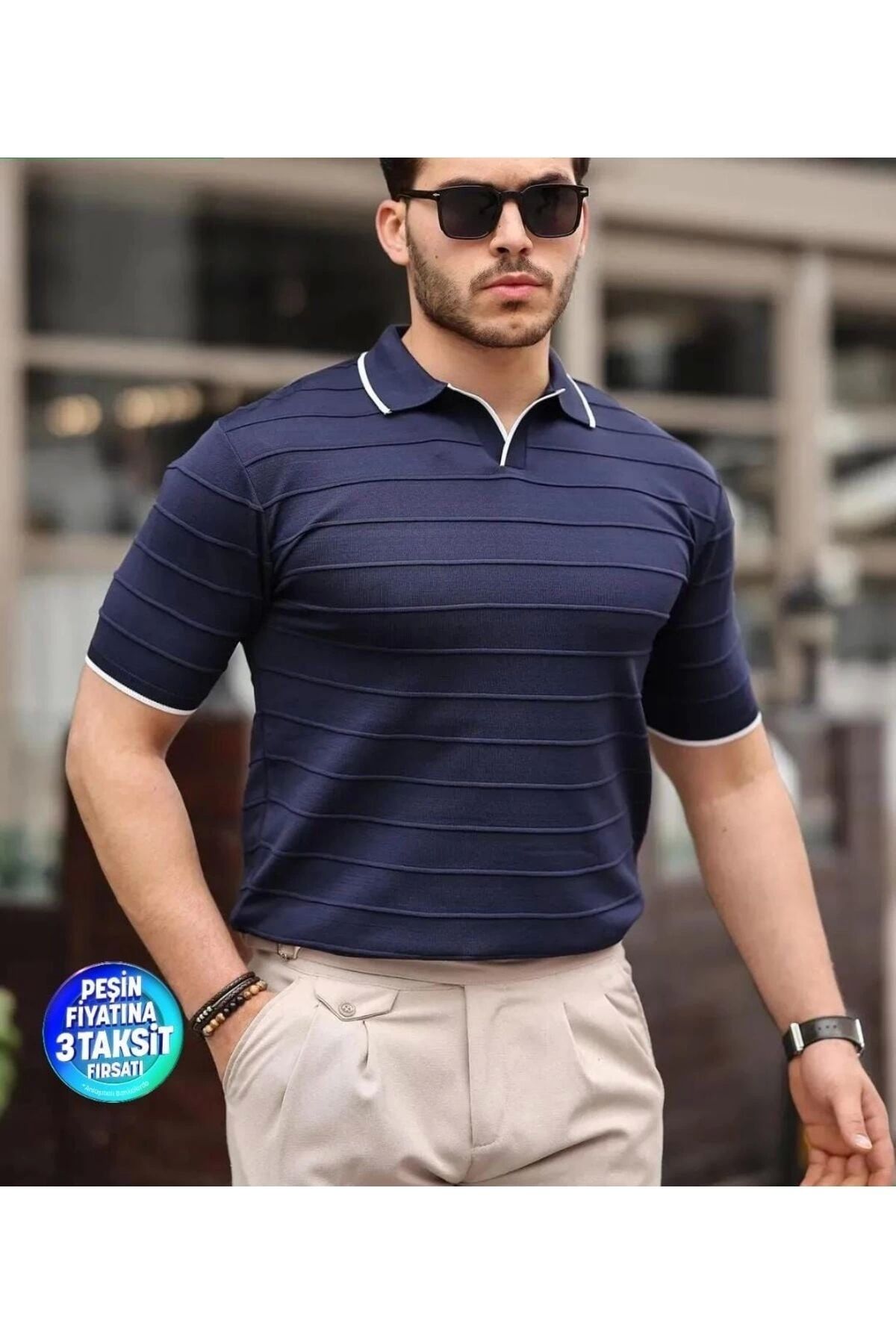 LC Waikiki LC Polo Yaka Kısa Kollu Erkek Yazlık T-Şört