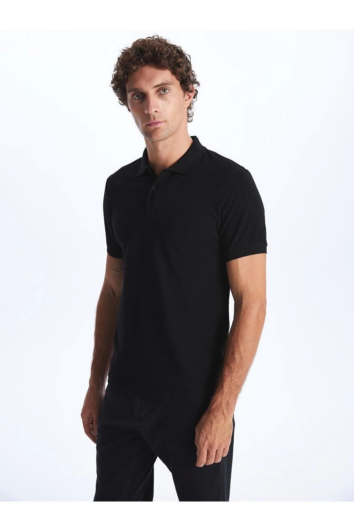 LC Waikiki LCWAIKIKI Classic Polo Yaka Kısa Kollu Pike Erkek Tişört