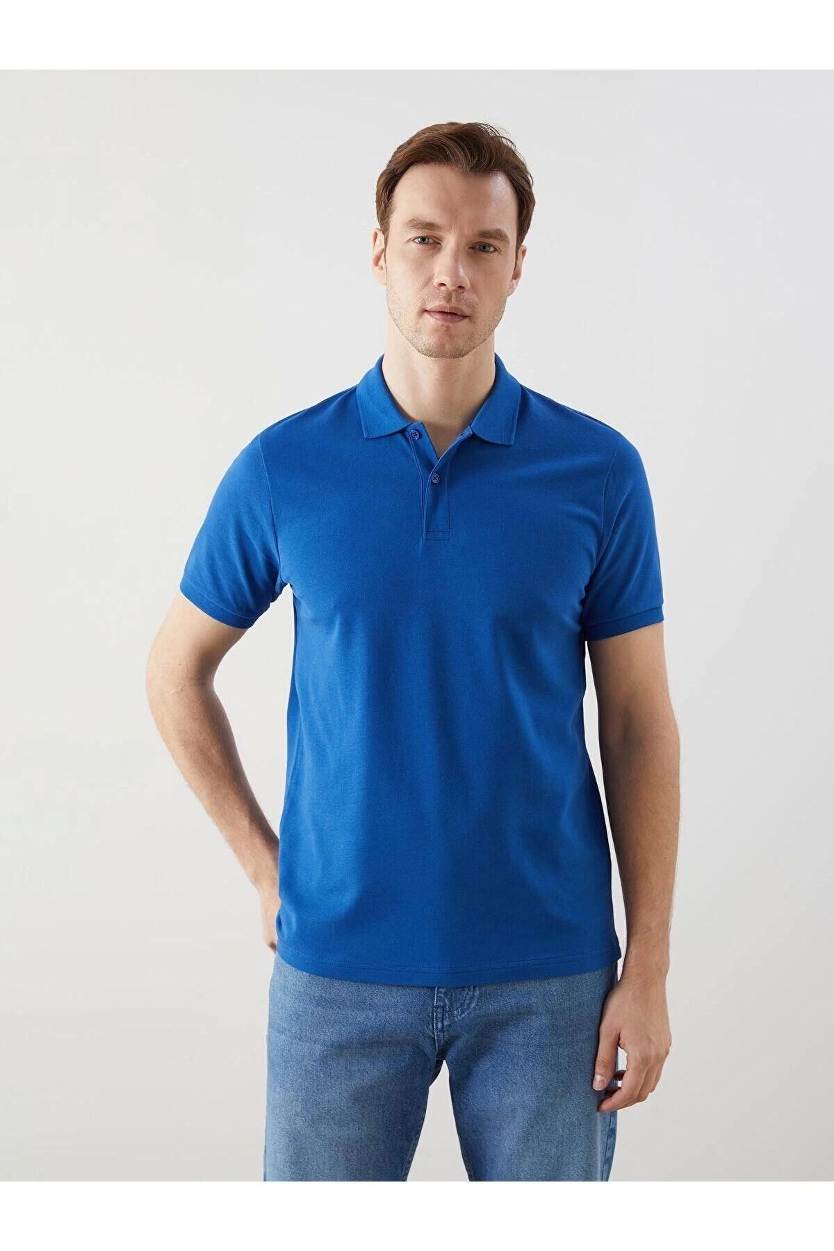 LC Waikiki LCWAIKIKI Classic Polo Yaka Kısa Kollu Pike Erkek Tişört