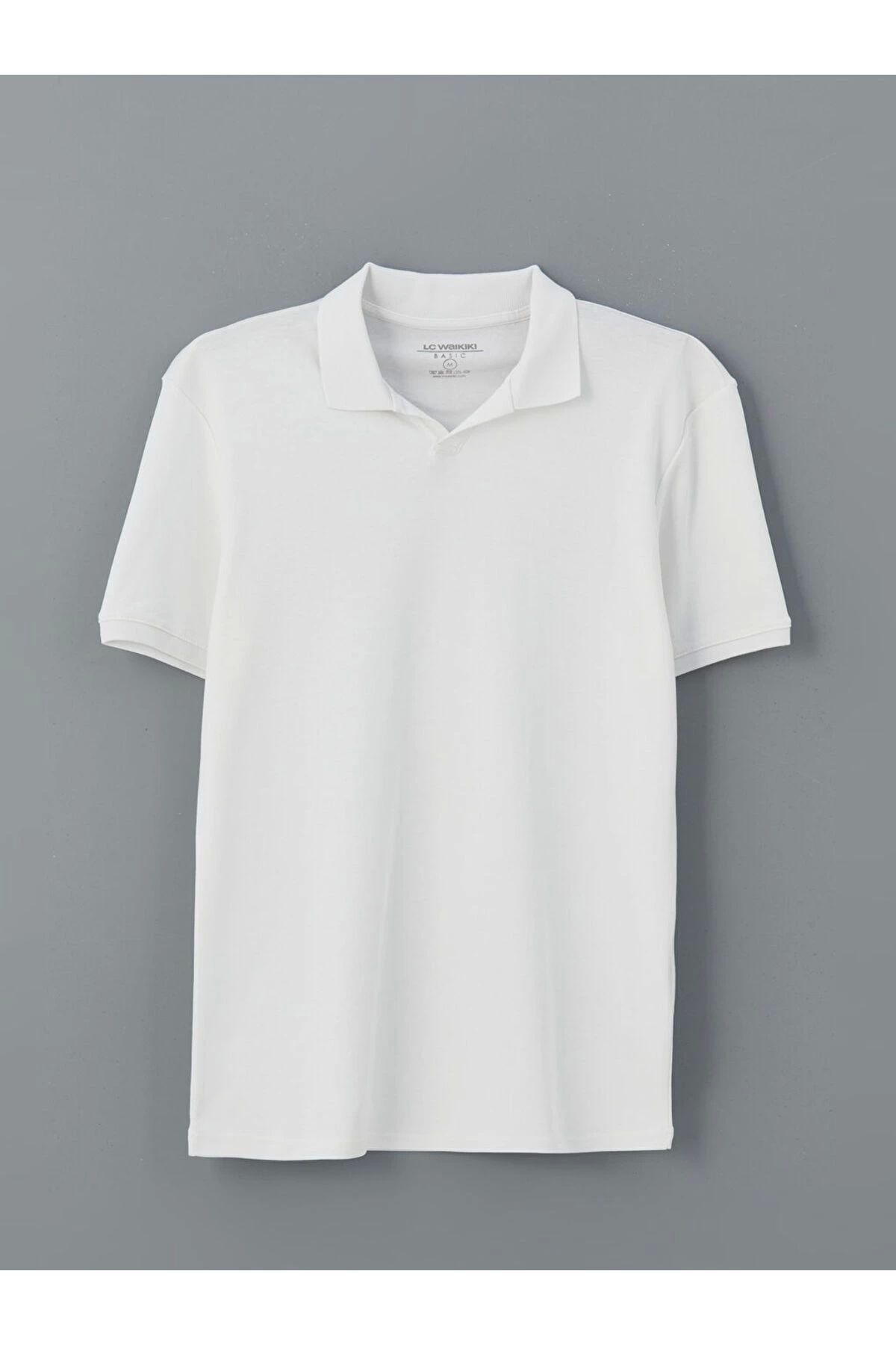 LC Waikiki LCWAIKIKI Classic Polo Yaka Düz İnterlok Erkek Tişört