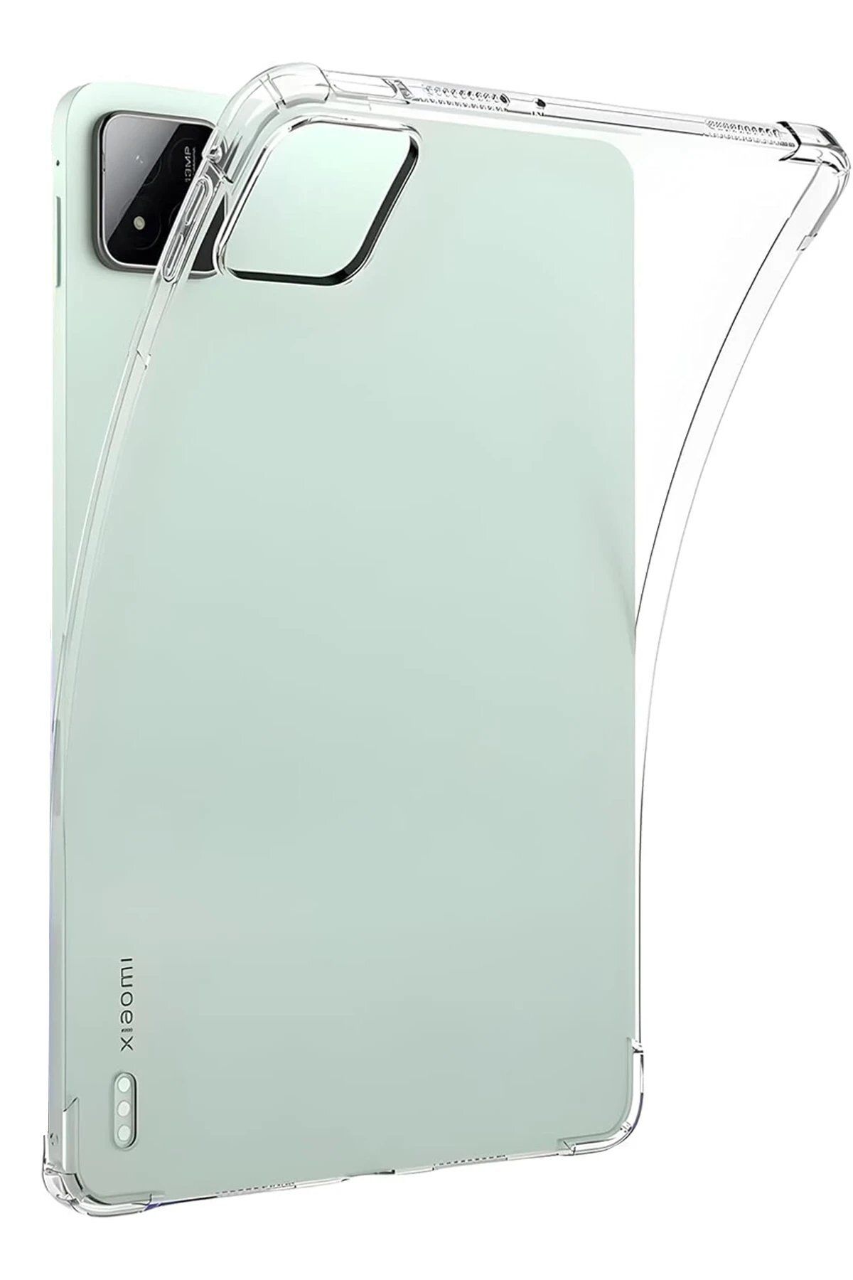 CepteToptan Newface Xiaomi Pad 7 Pro Kılıf Anti Şeffaf Tablet Silikon - Şeffaf