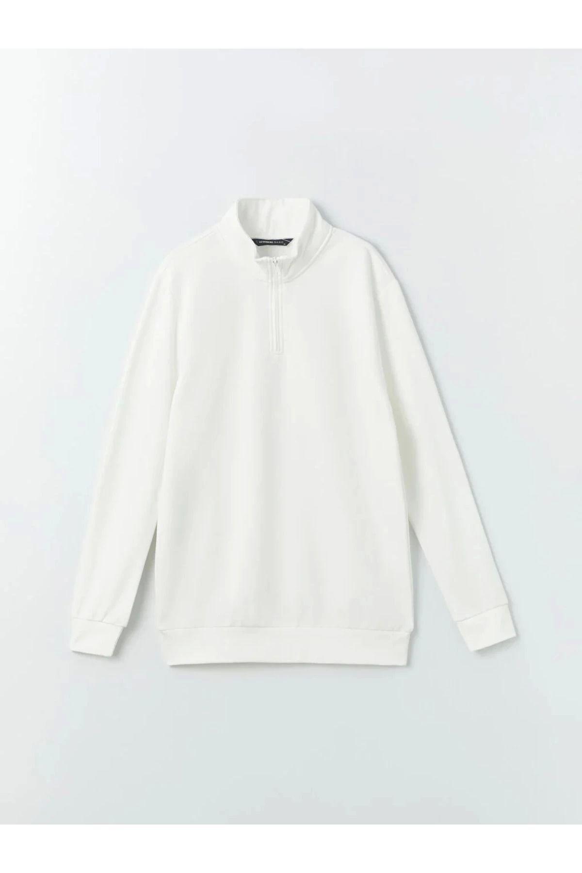 LC Waikiki LCWAIKIKI Classic Dik Yaka Uzun Kollu Erkek Sweatshirt