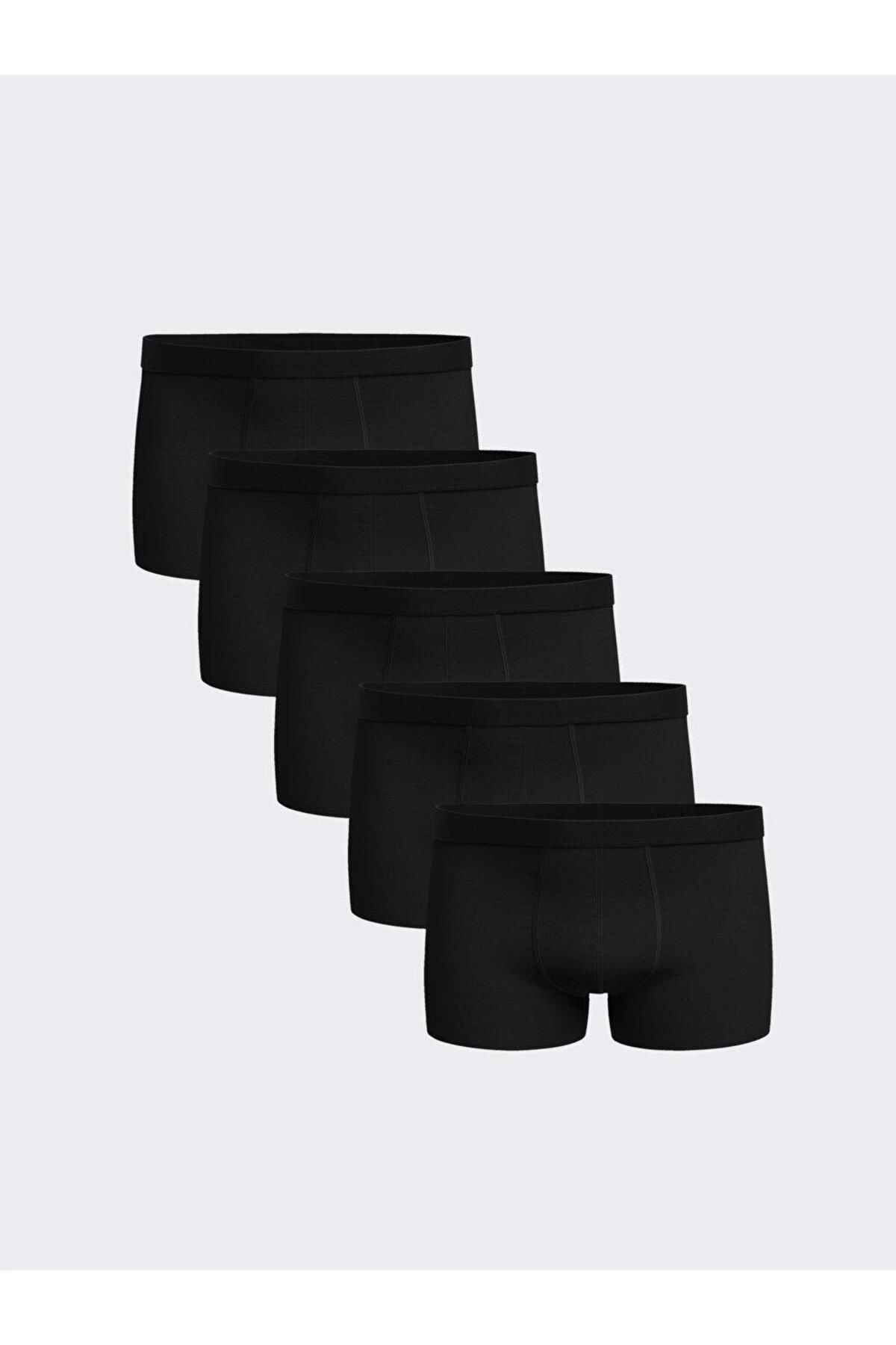 LC Waikiki LCWAIKIKI Standart Kalıp Pamuklu Esnek Erkek Boxer 5'li