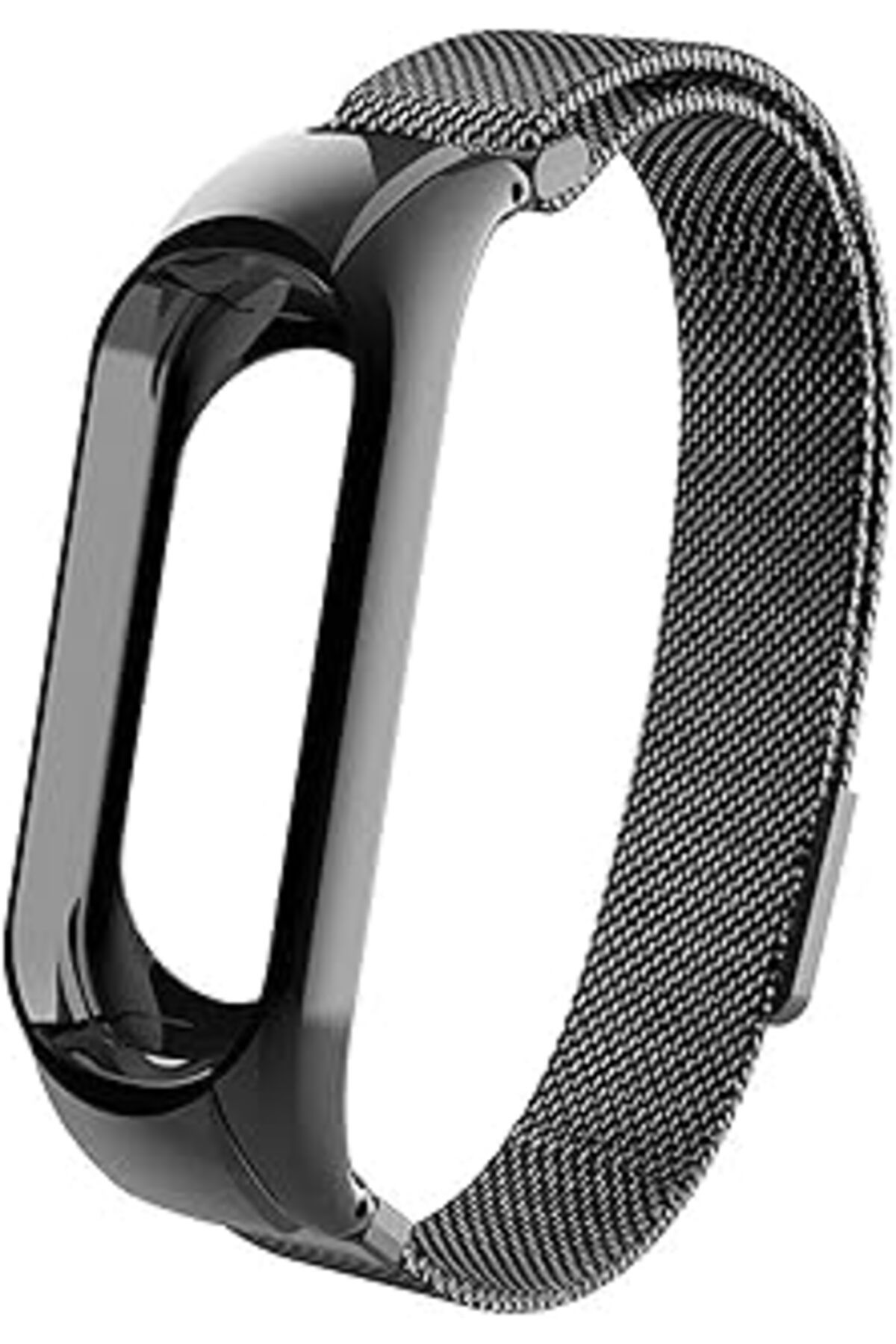 Pazarcan Microsonic Xiaomi Mi Band 3 Için Kordon Milanese Loop Siyah