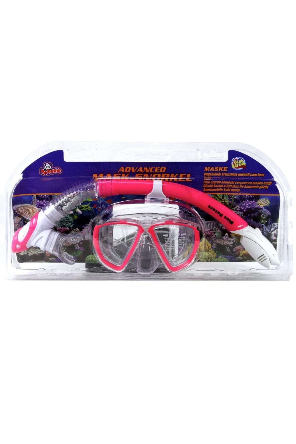 teknotrust Pembe PVC Vakuumlü Profesyonel Maske Seti, hijyenik ve kullanışlı.