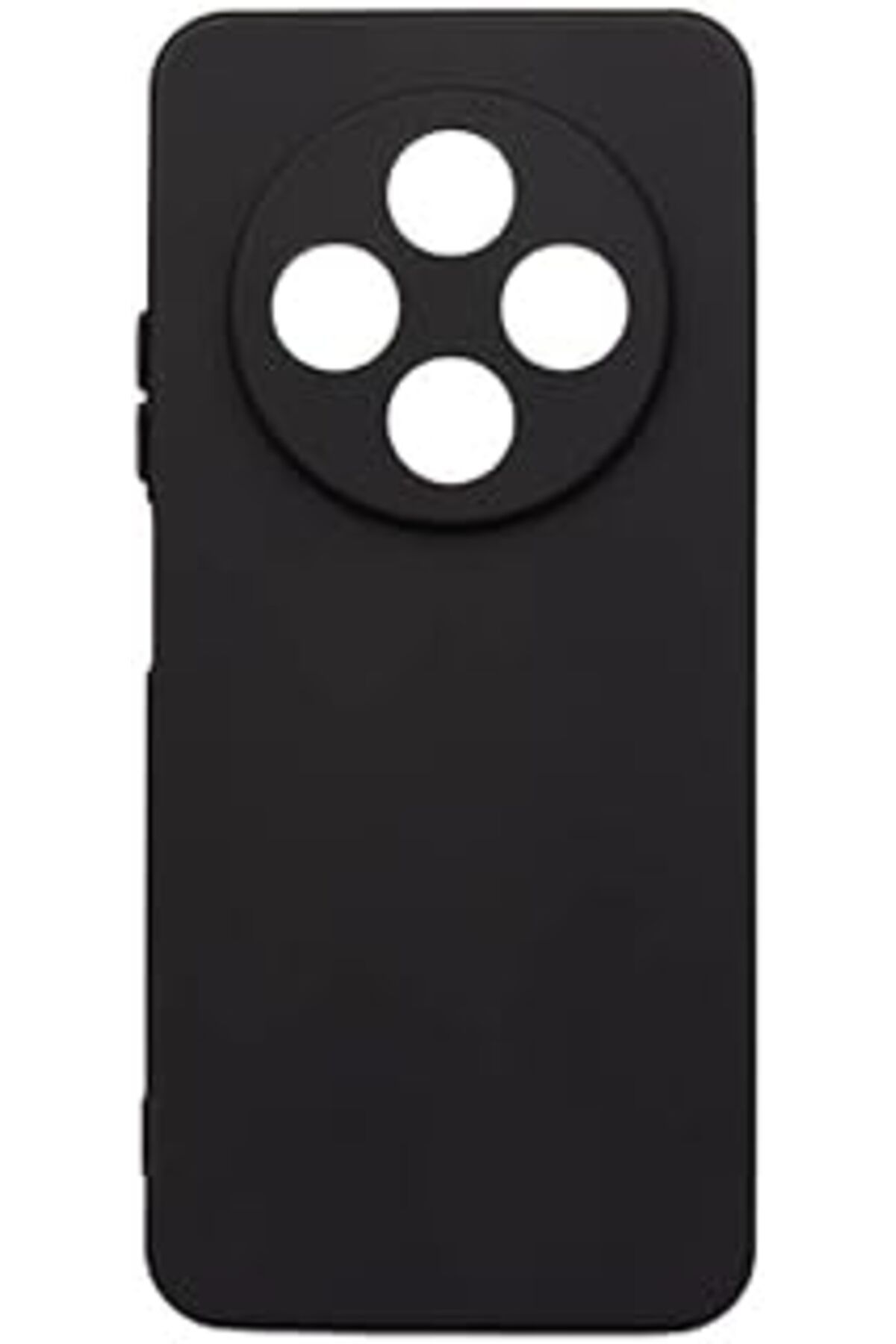 Pazarcan Xiaomi Redmi 14C Uyumlu Kılıf Kamera Korumalı Silikon Rubber Arka Kapak (Siyah)