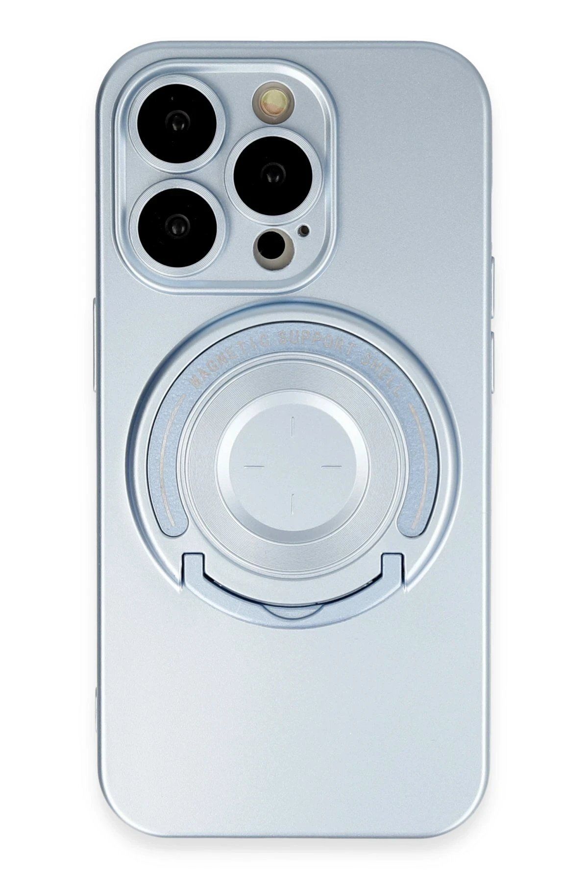 CepteToptan Newface iPhone 14 Pro Kılıf Lukka Magneticsafe Kapak - Sierra Blue