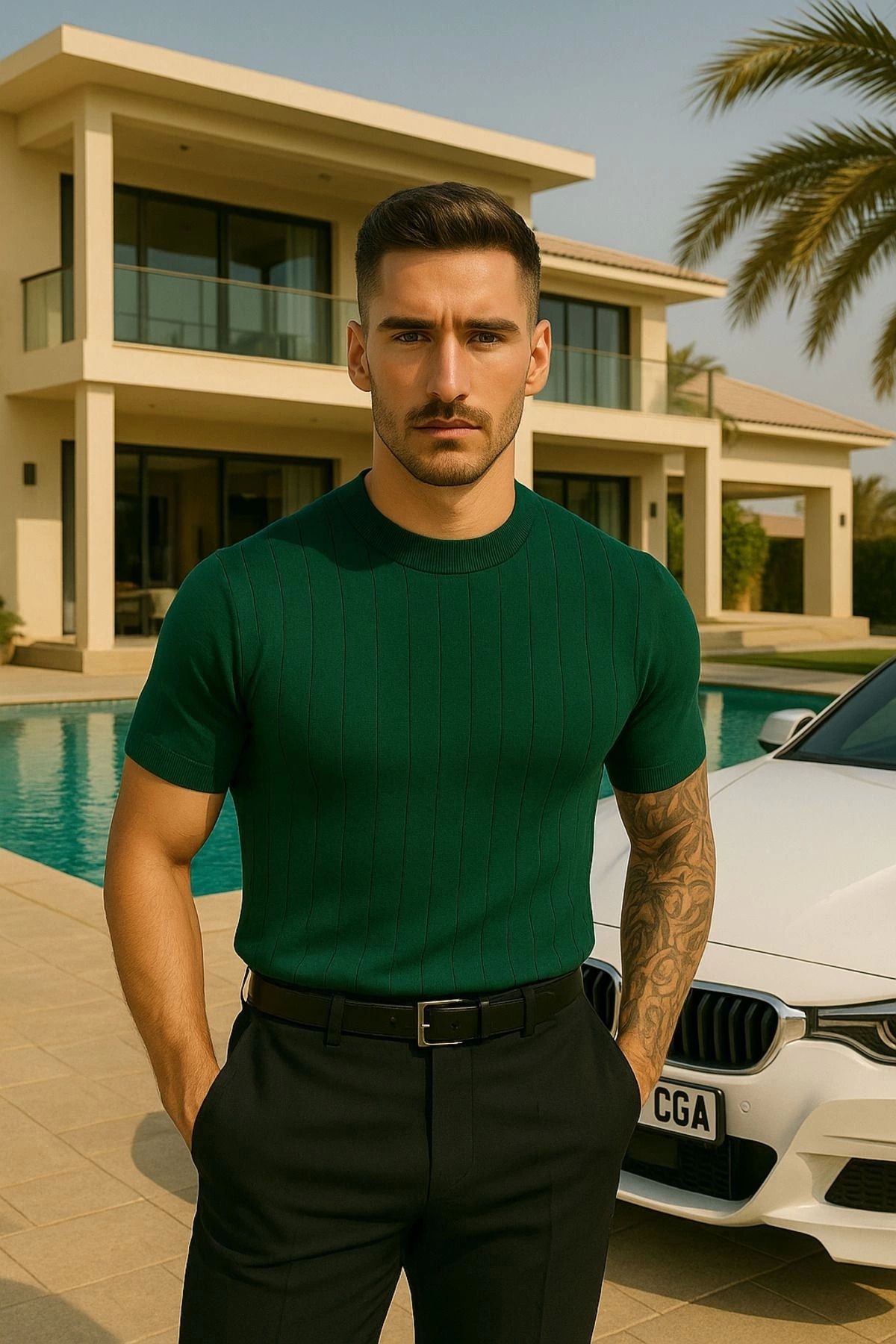 LC Waikiki LCWAIKIKI premium kalite triko erkek şık trend yeni model slim fit erkek tişört