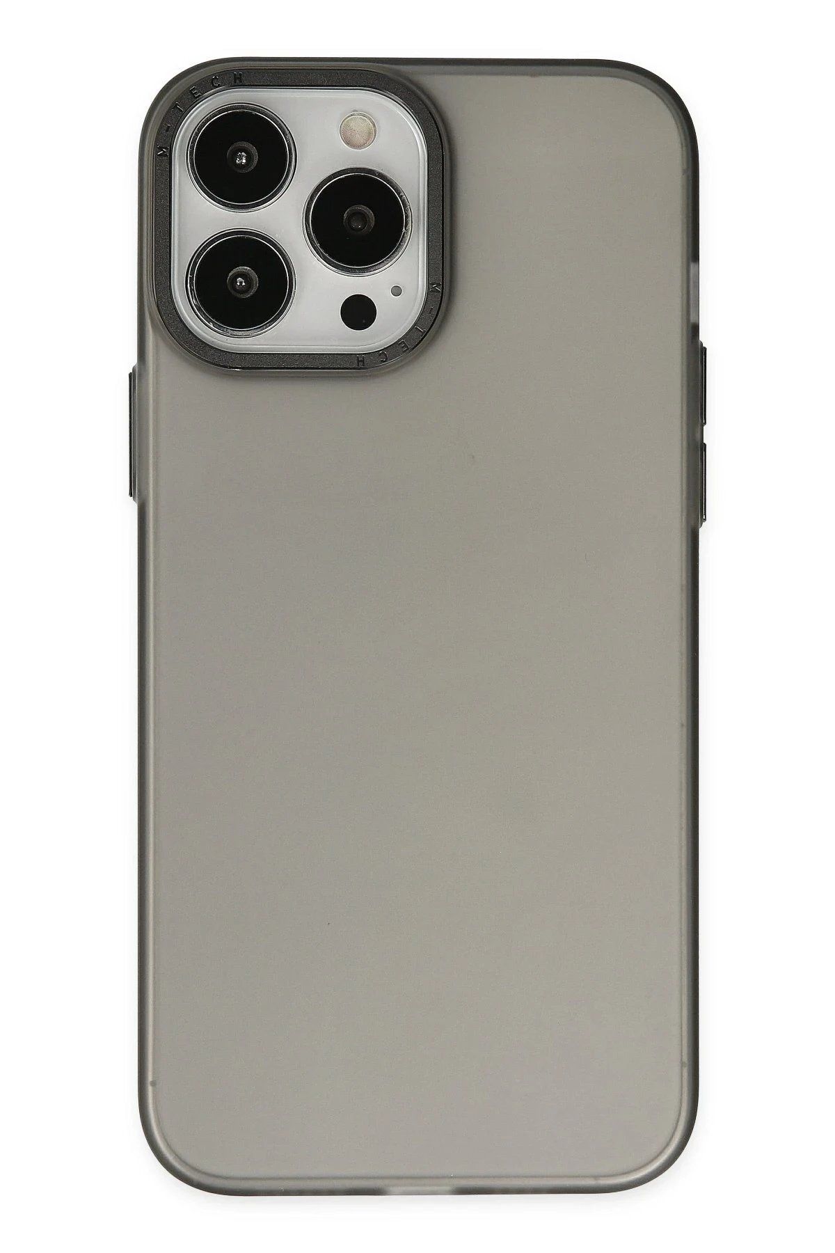 CepteToptan Newface iPhone 14 Pro Max Kılıf Modos Metal Kapak - Siyah