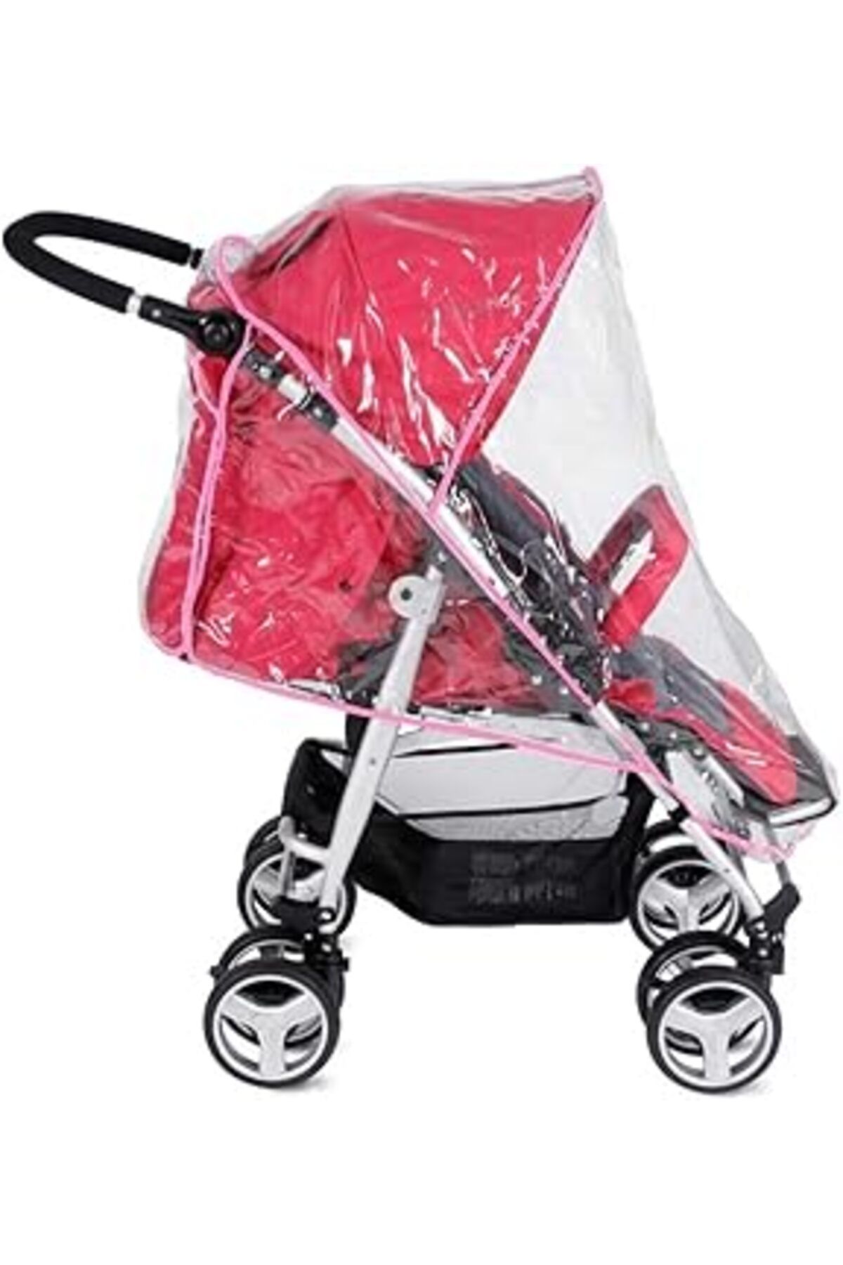 Pazarcan Comfymax Bebek Arabası Yağmurluğu - Pembe