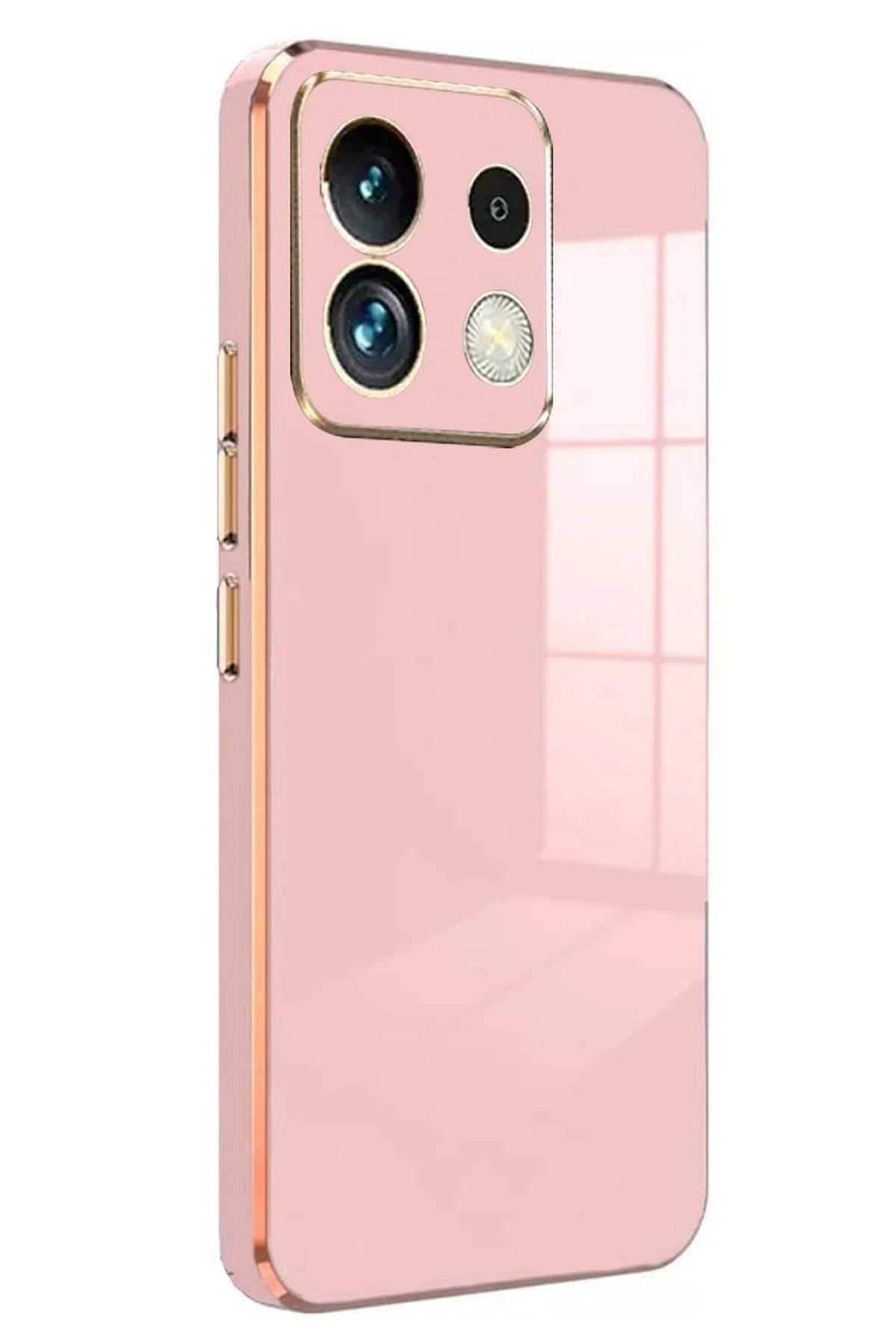 CepteToptan Newface Xiaomi Poco M6 Pro 4G Kılıf Volet Silikon - Pembe