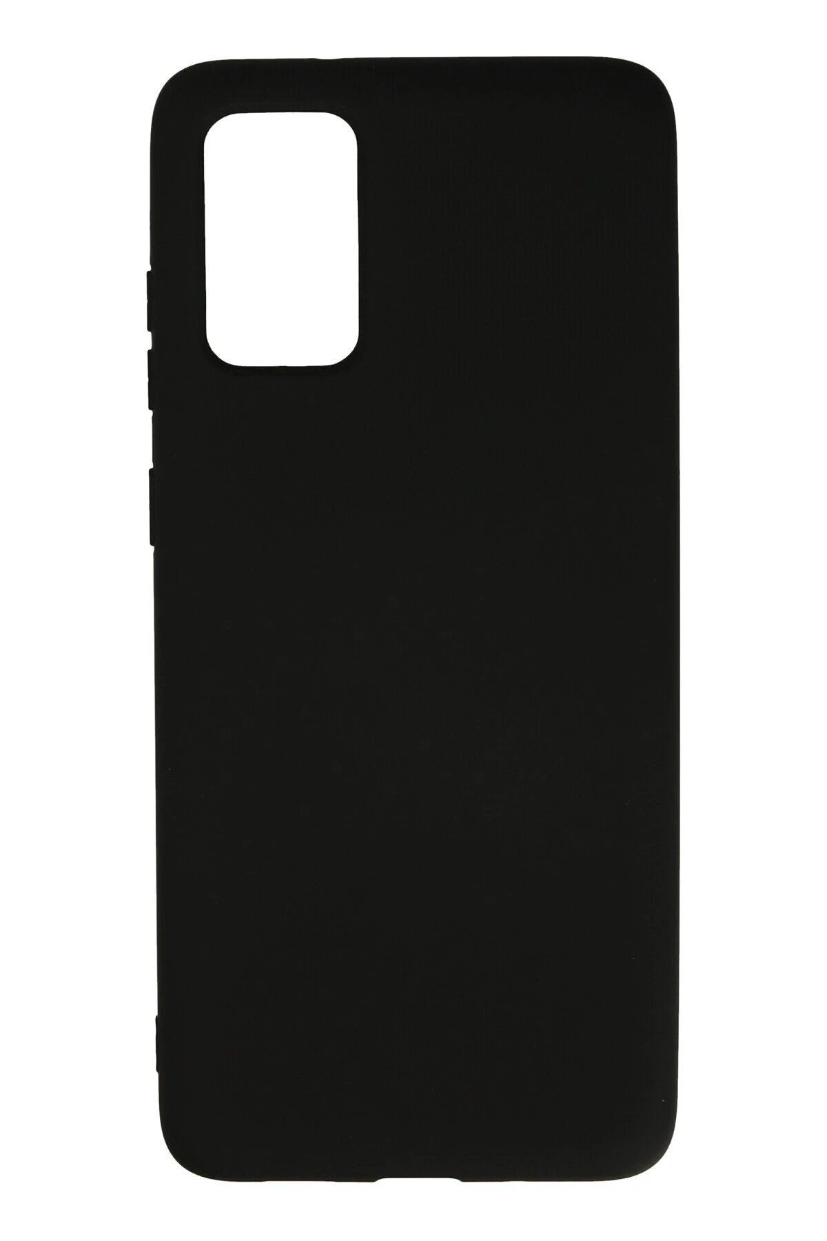CepteToptan Newface Samsung Galaxy S20 Plus Kılıf Nano içi Kadife Silikon - Siyah