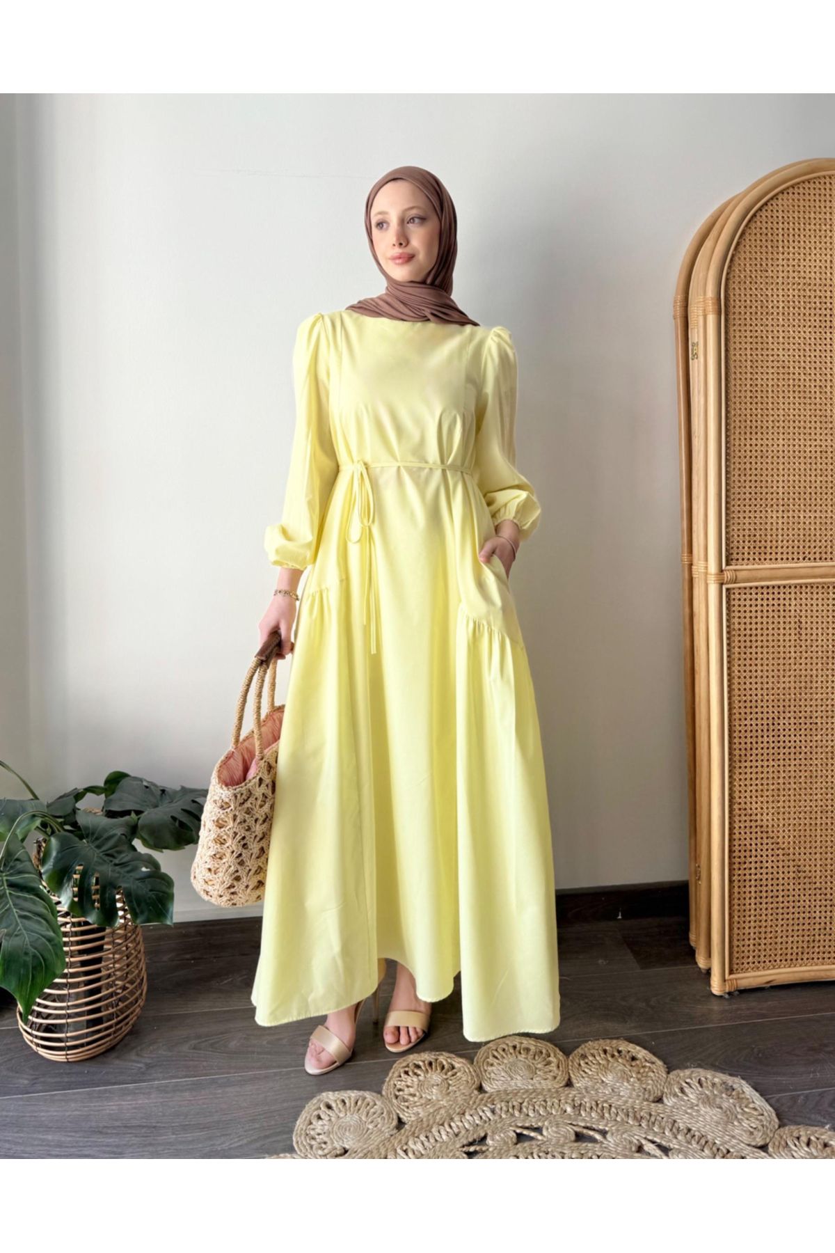 efruza moda Butter Yellow Pinterest Elbise
