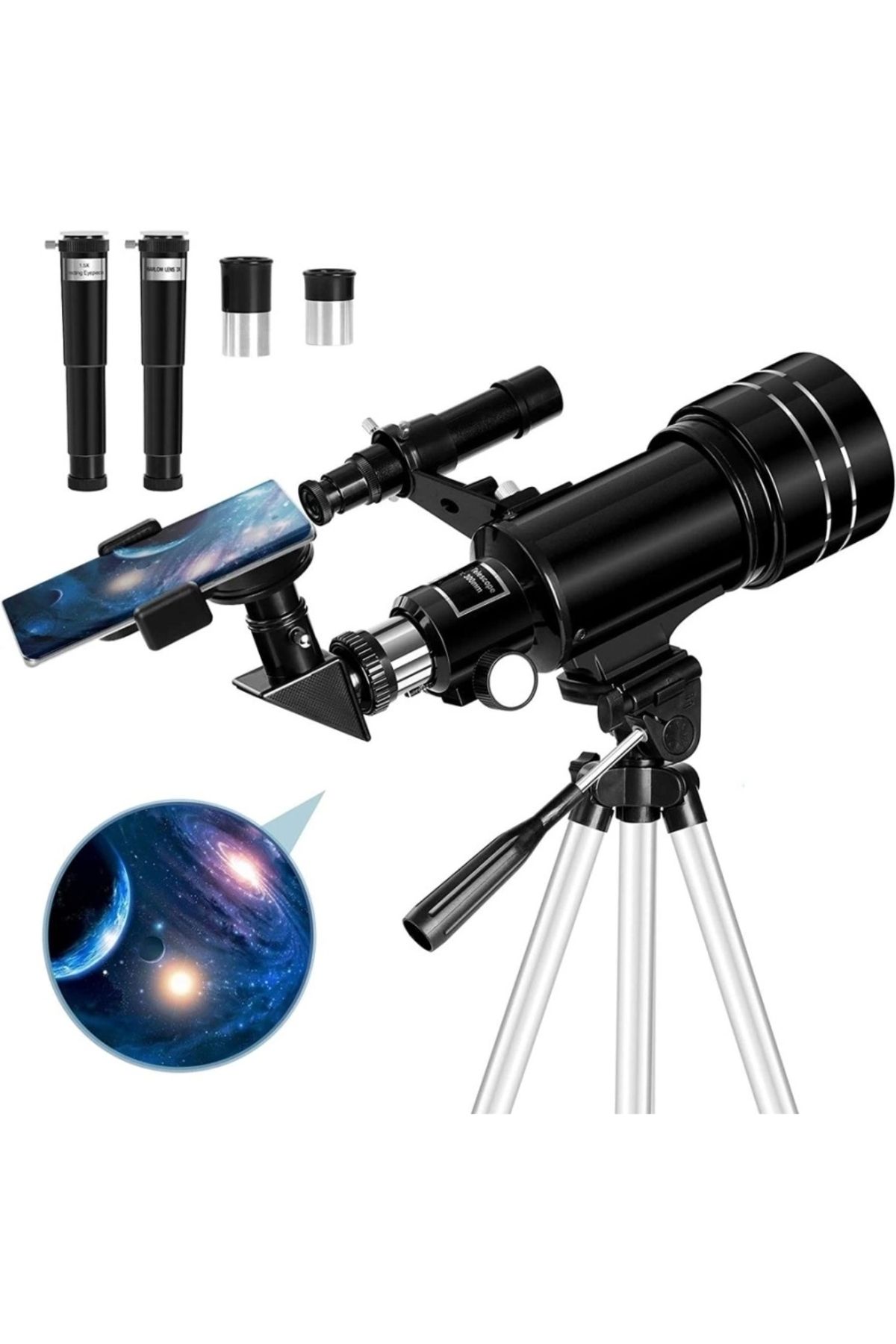 Nemere Güçlü Az 30070 HD Profesyonel Astronomik Teleskop