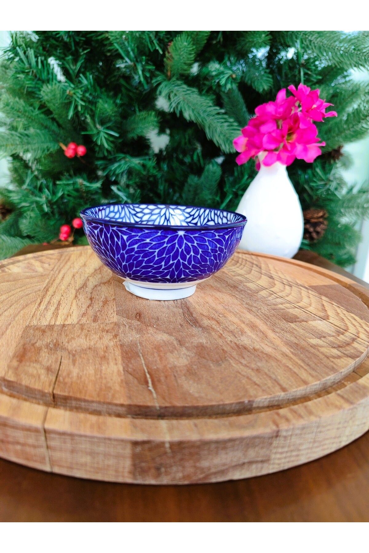 Madame Coco Revve Bleu Dranky New Bone China Kase - 10 Cm - 1 Adet