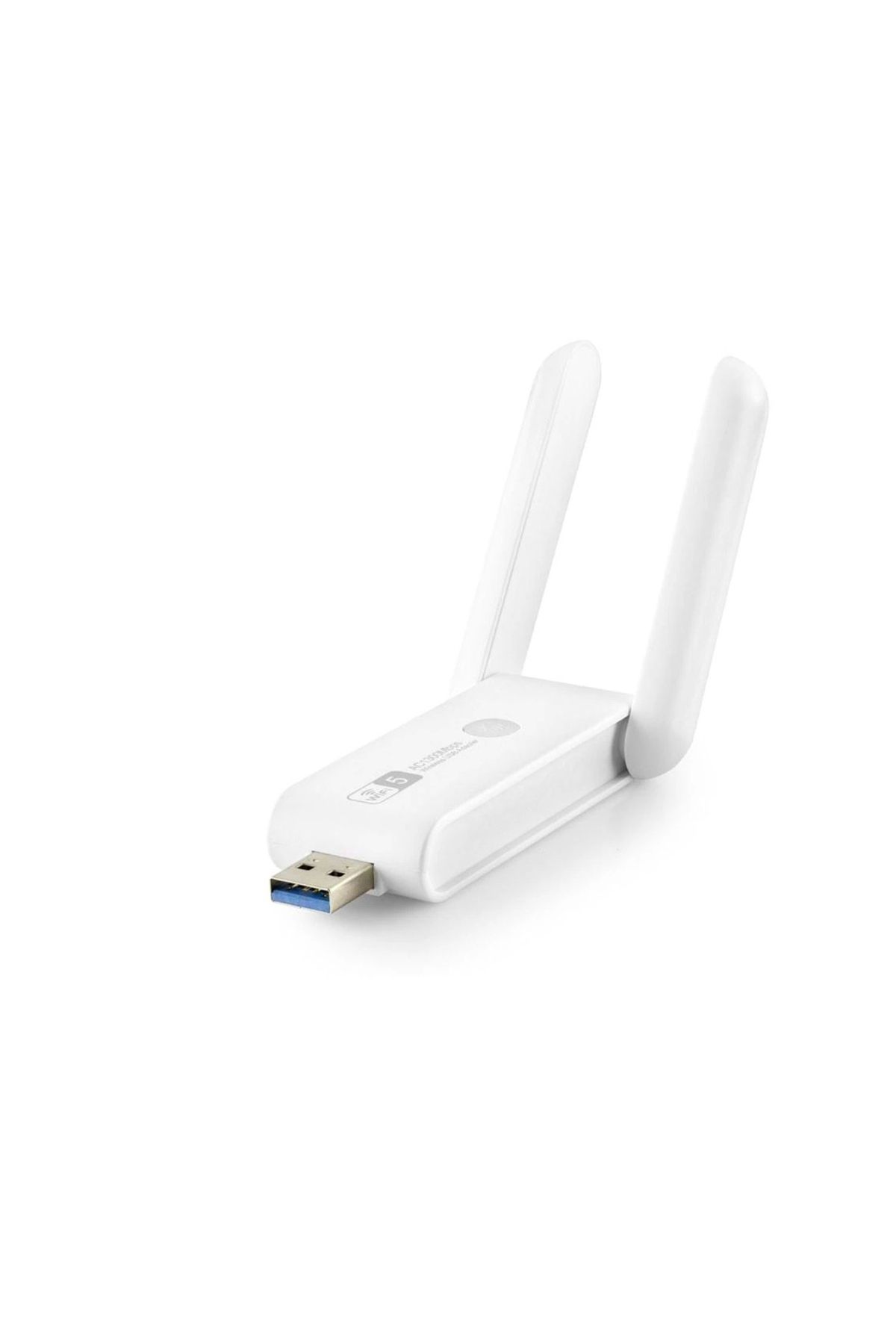 Nemere Usb Wıfı Adaptor Ac650 2.4Ghz&5Ghz Rtl8812Bu Wifi5 Beyaz UAC27D