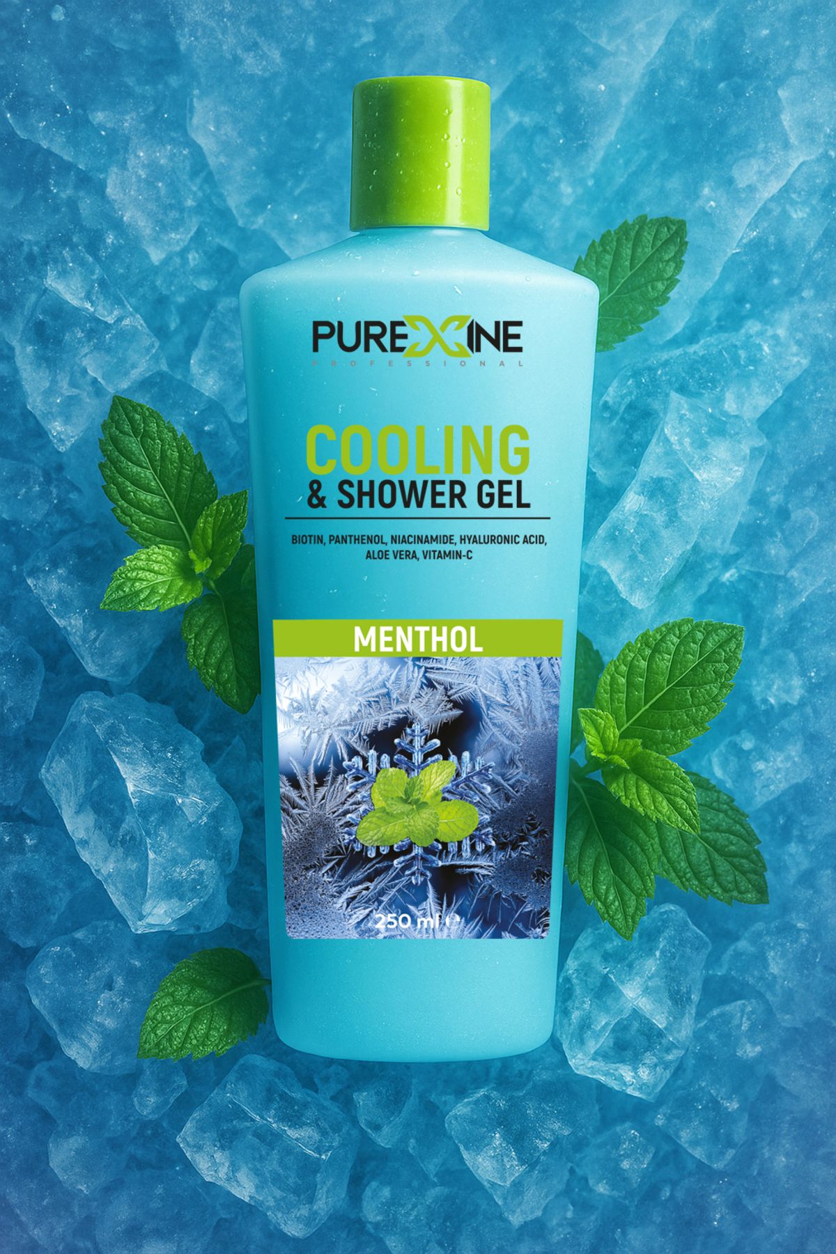 purexine PUREXİNE Serinletici soğutucu duş jeli