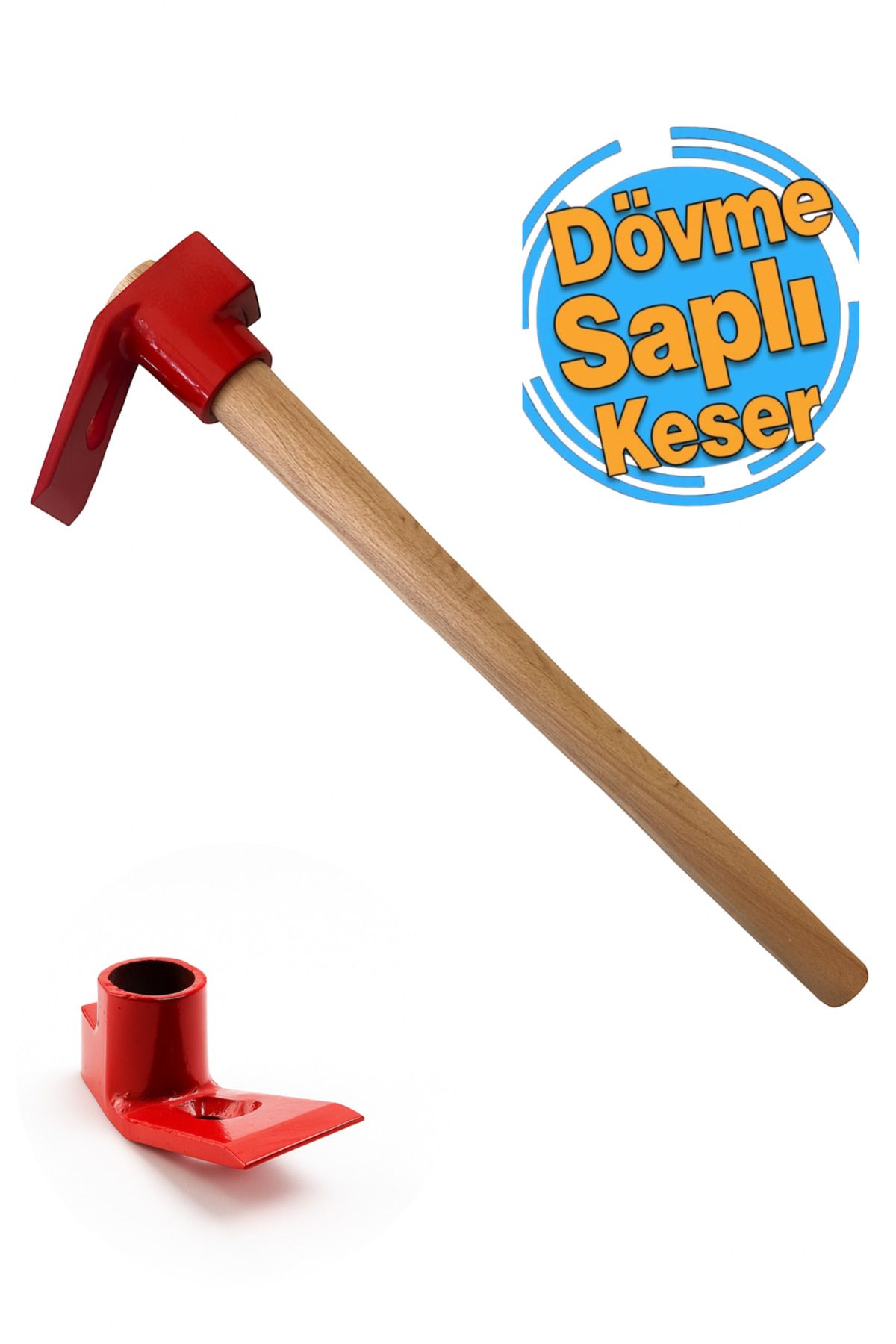 zimak Ahşap Saplı Dövme Keser