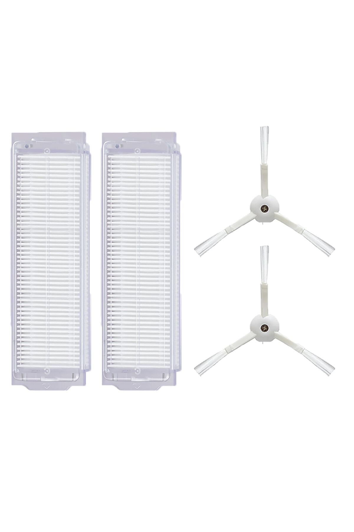teknotrust Uyumlu Yedek Set Beyaz Temizlik Robotu Mop Xiaomi Vacuum Mop 2 Pro