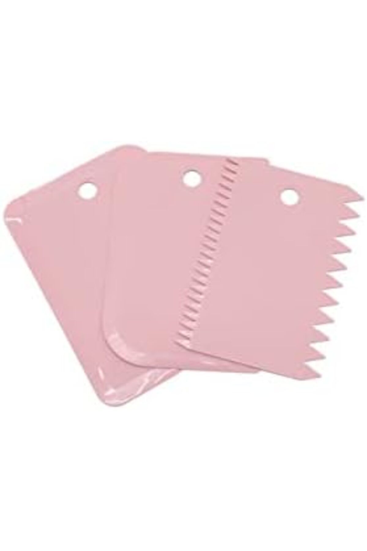 STOREMAX 3'lü Hamur Kesici Kazıyıcı Dekoratör Set Pembe, Standart, Medium Cİ ST5