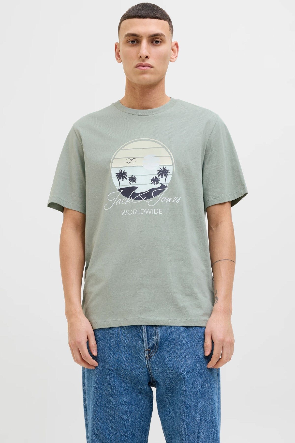 Jack & Jones Jjpalm Erkek Tişört