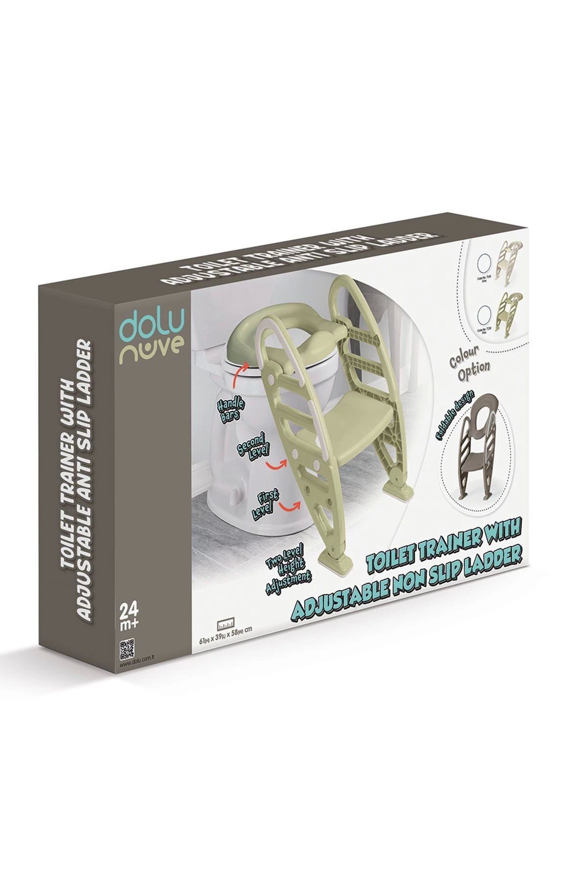 Vemora 7243 Merdiven Klozet Adaptörü Stone Gri
