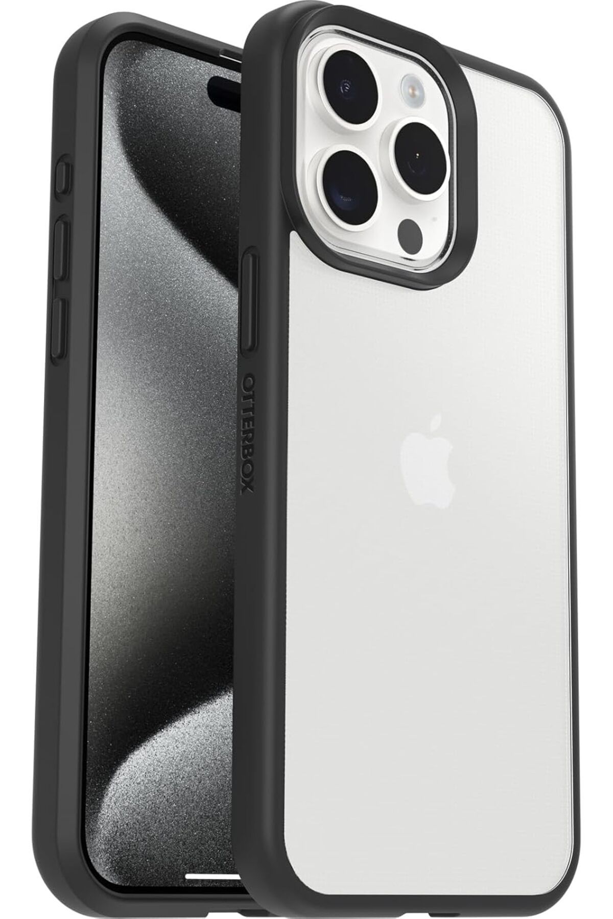 STOREMAX EMN iPhone 15 Pro Max Sleek Kılıf, Şeffaf/Siyah Cİ ST5 1133631