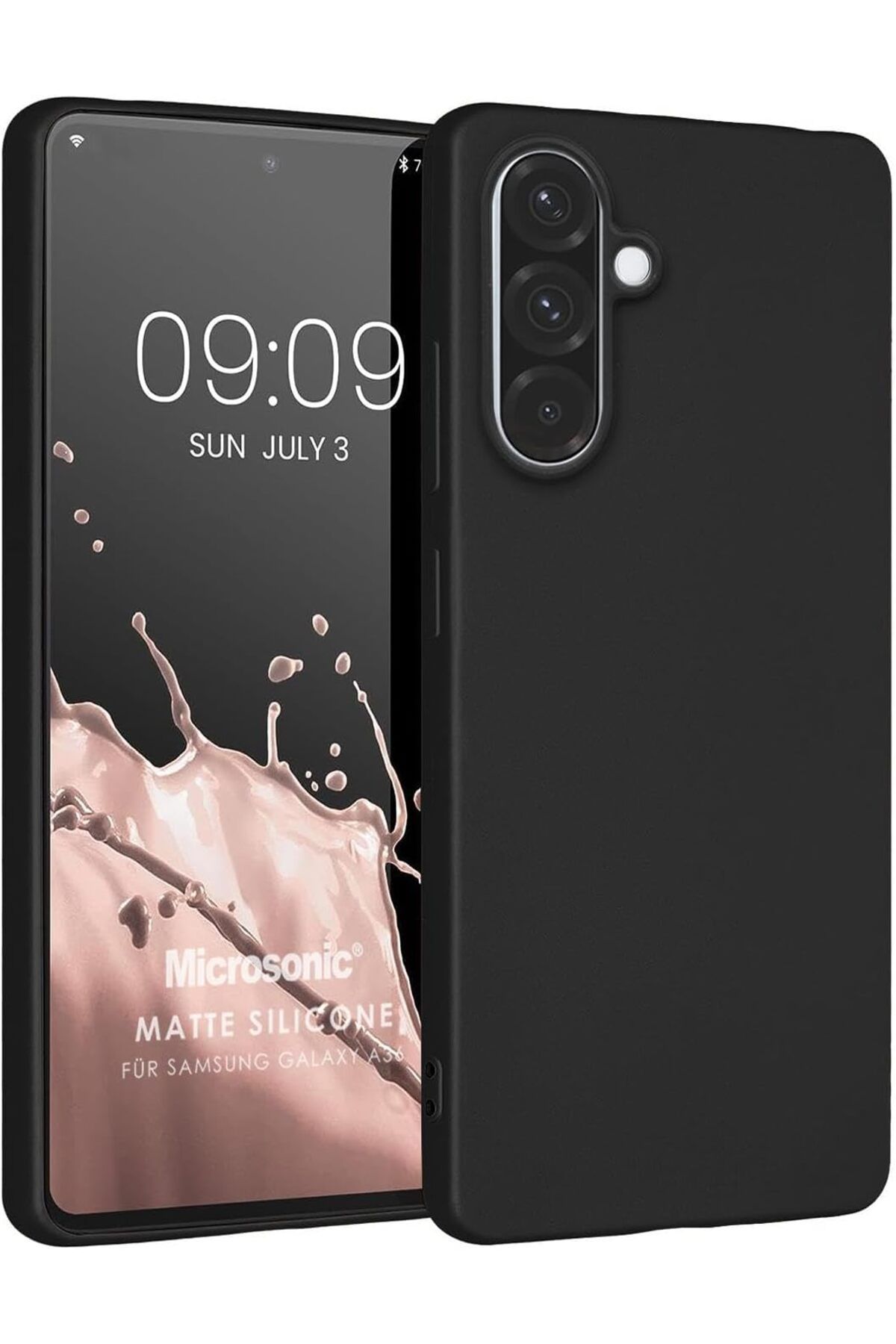 mazıdağı where Matte Silicone Galaxy A36 Kılıf Siyah [Galaxy A36 ile Uyumlu Kılıf - Siyah] mzdağsyf 113
