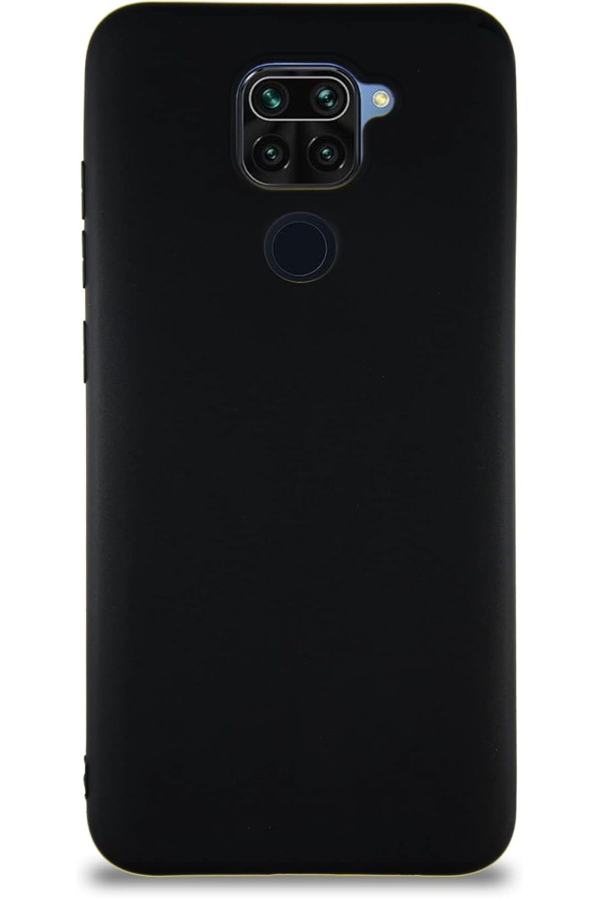 STOREMAX EMN İletişim Xiaomi Redmi Note 9 ile Uyumlu Kılıf Soft Premier Renkli Silikon Kapak - Siyah Cİ