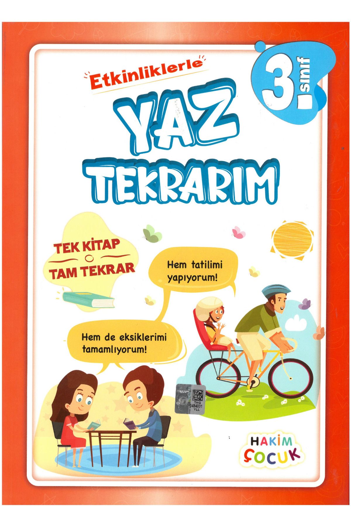 Hakim Yayınları Hakim Çocuk 3.Sınıf Etkinliklerle Yaz Tekrarım Tek Kitap Tam Tekrar Tatil Kitabı