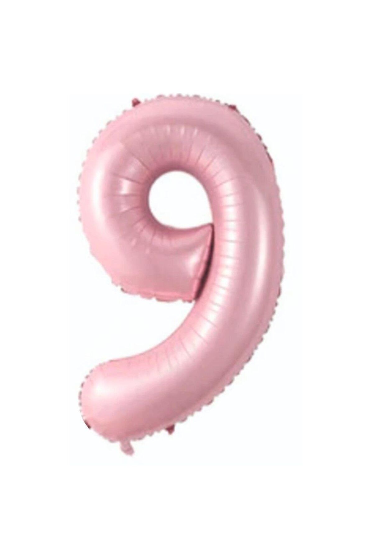 PARTİMİO PARTİ MALZEMELERİ Rakam Folyo Balon Pembe Renk 34'' (76cm)