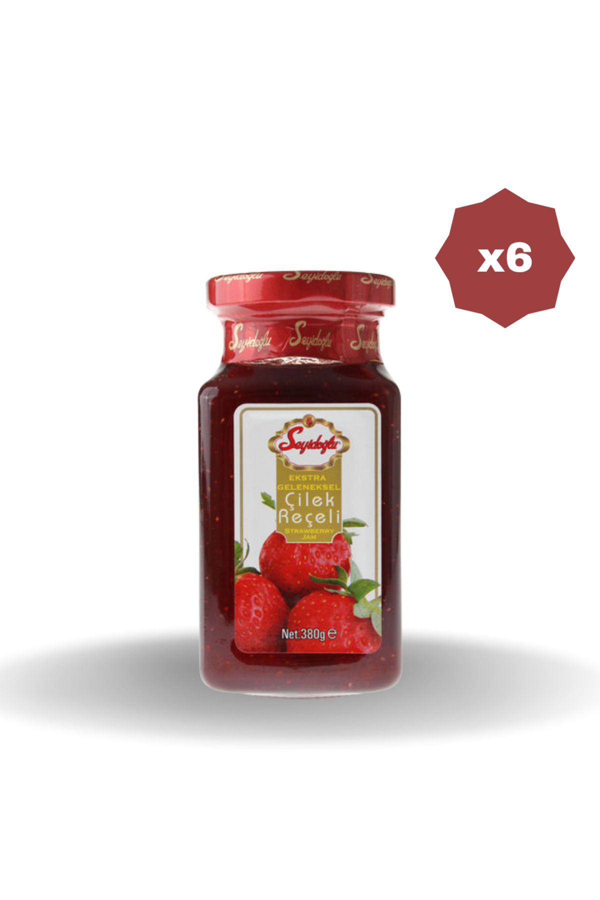 Seyidoğlu SEYİDOĞLU ÇİLEK REÇELİ 380 GR - (6 ADET)