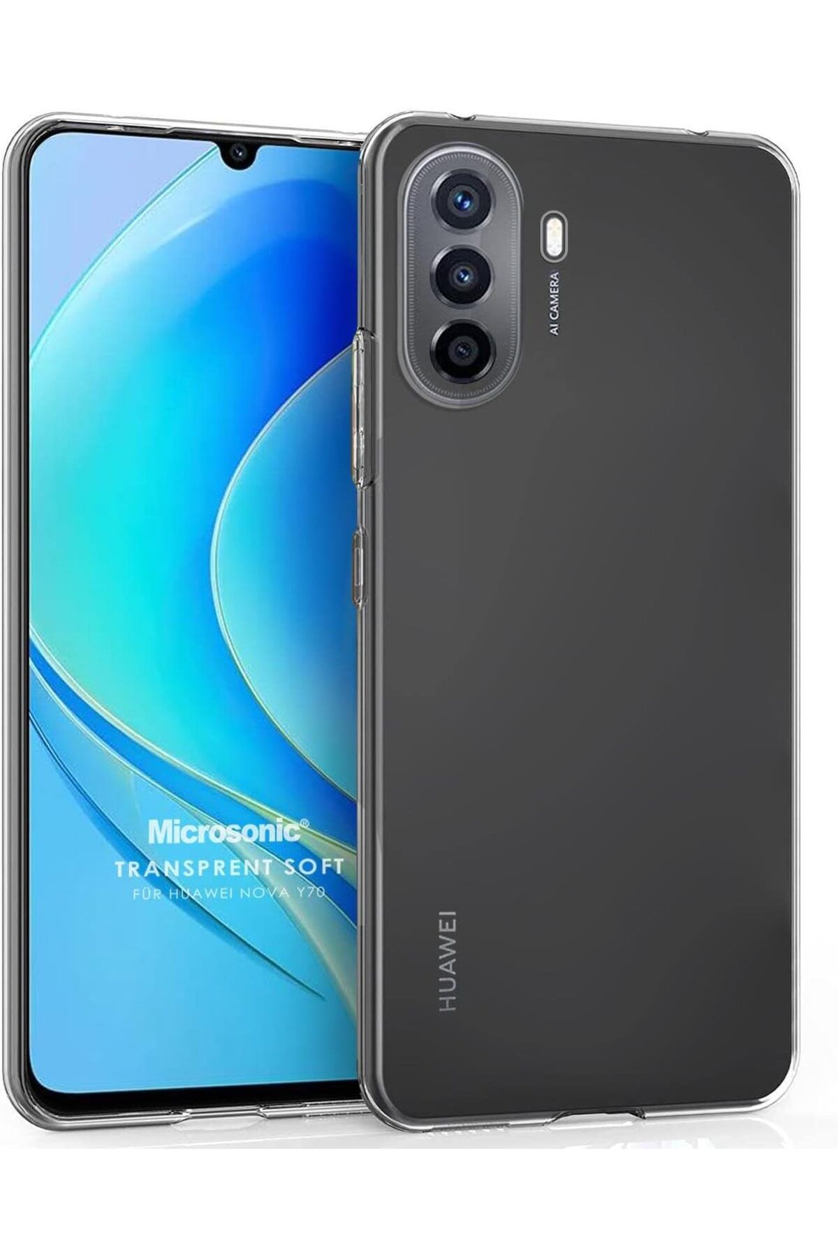 STOREMAX EMN Nova Y70 için Kılıf Transparent Soft Şeffaf [Nova Y70 ile Uyumlu Kılıf - Şeffaf] Cİ ST5