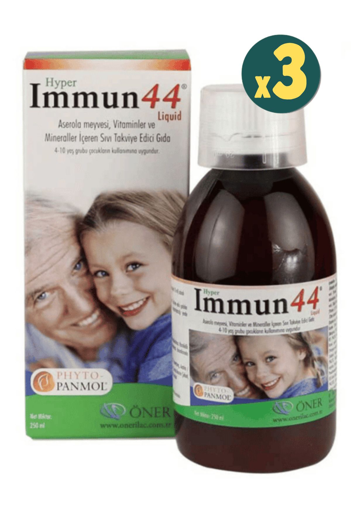 AKSU Immun 44 Şurup 250 ml 3 Adet