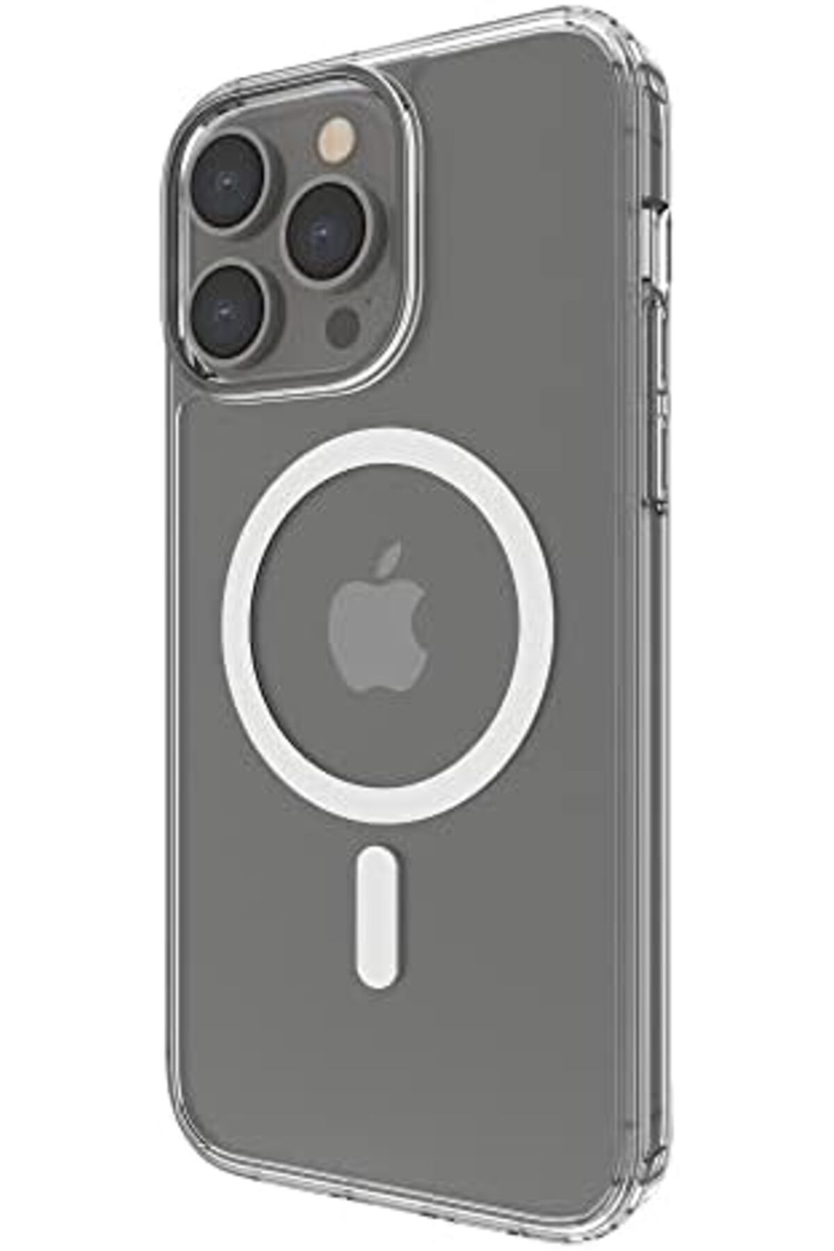 mazıdağı mazzıdağ MagSafe uyumlu iPhone 14 Pro Max kılıfı, şeffaf, manyetik kılıf, entegre mıknatıs